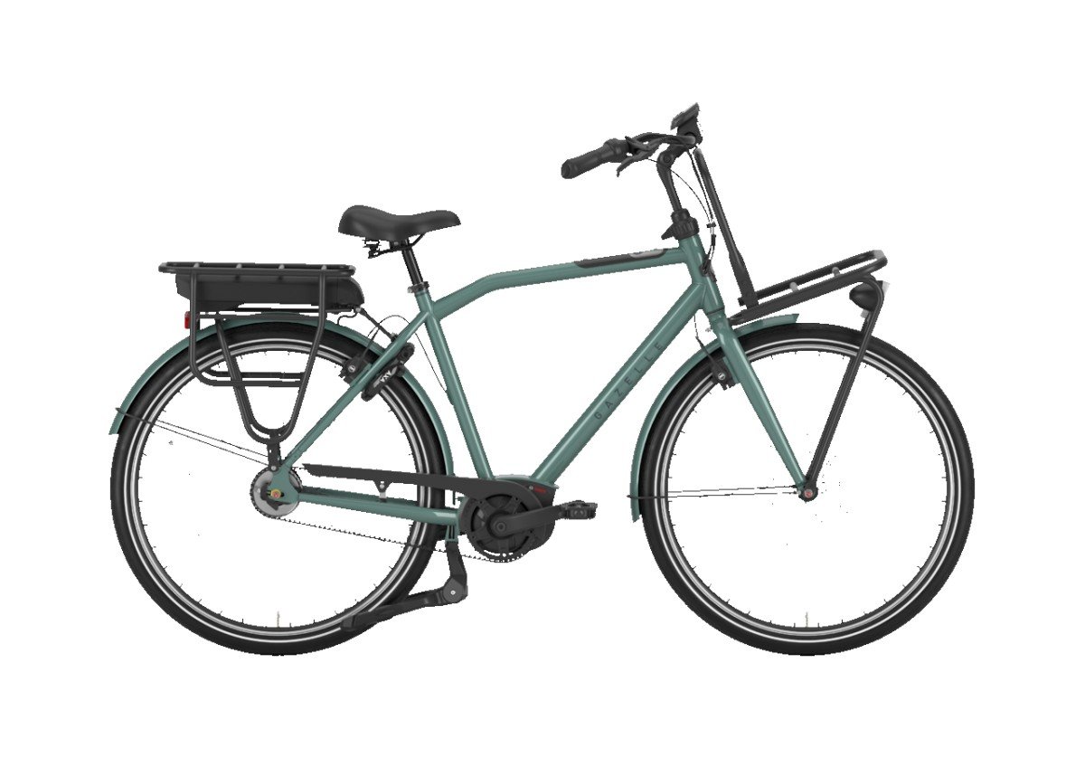 GAZELLE HeavyDutyNL C5 HMB heren 300Wh DEMO ZOLDER (1KM) Heren Petrol Blue Glans 59cm 2023