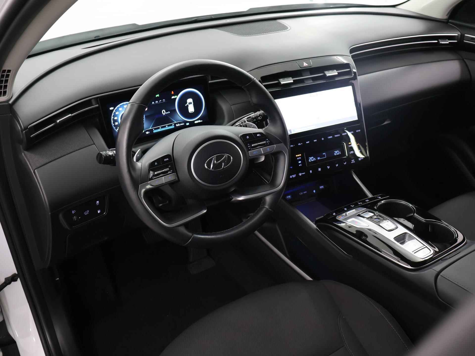 Hyundai Tucson 1.6 T-GDI PHEV Comfort Smart 4WD | Afneembare trekhaak | Adaptive Cruise Control | Stoel&Stuurverwarming | Navigatie | Parkeercamera | Climate Control | Lederen stuurwiel | Dodehoekdetectie | - 8/40