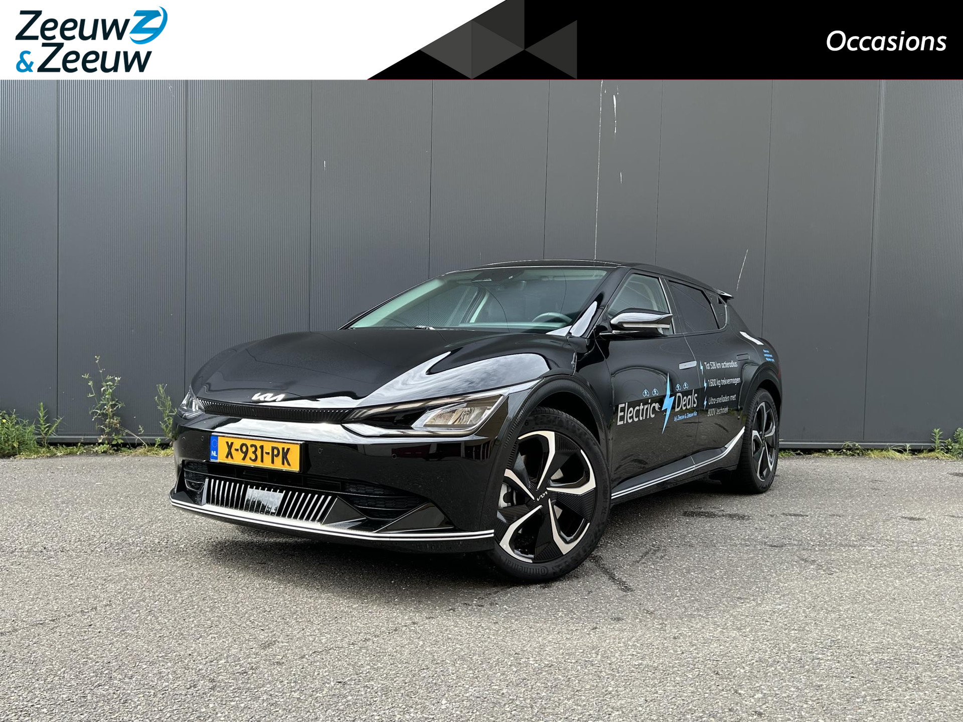 Kia EV6 Plus 77.4 kWh Apple Carplay | Navi | Addaptive Cruise Controle | BTW Auto | Vegan Lederen Bekleding | Stoel-stuurverwarming | Elektrisch bedienbare voorstoelen met geheugenfunctie Fabrieksgarantie t/m 4-1-2031