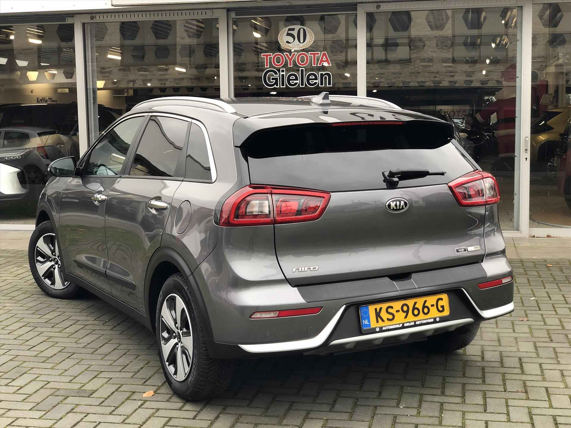 Kia Niro 1.6 GDi Hybrid BusinessLine | Leer, Stoel + Stuurverwarming, Navigatie, Keyless, Parkeersensoren, Adaptive cruise control - 32/34