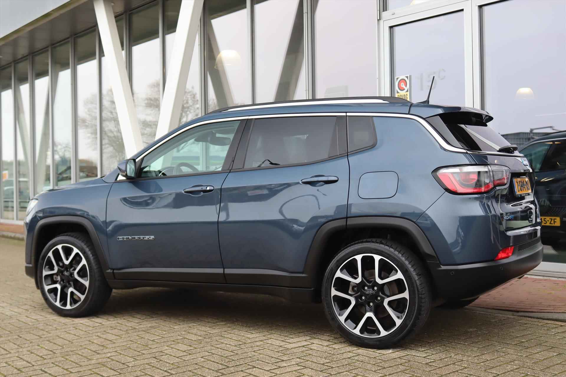 Jeep Compass 1.3T 4XE 190PK PLUG-IN HYBRID 4WD ELECTRIC LIMITED E.D. Navi | Clima | Stuur/stoelverw. | Camera | Cruise | Dodehoek | Keyless | 19 Inch Lm | - 3/58