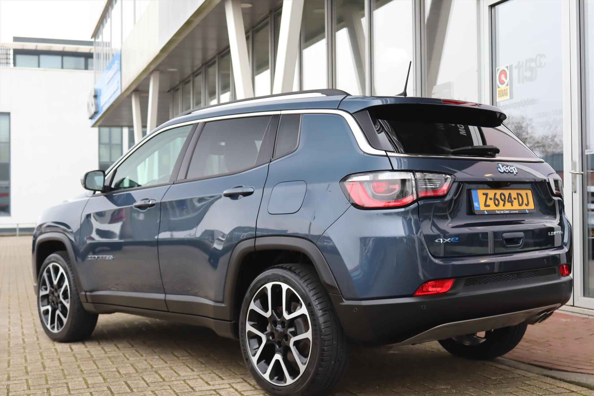 Jeep Compass 1.3T 4XE 190PK PLUG-IN HYBRID 4WD ELECTRIC LIMITED E.D. Navi | Clima | Stuur/stoelverw. | Camera | Cruise | Dodehoek | Keyless | 19 Inch Lm | - 43/58