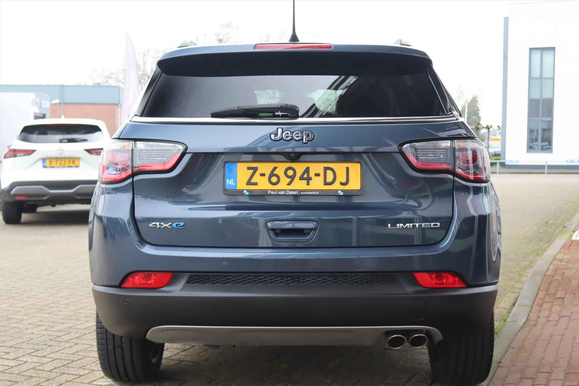 Jeep Compass 1.3T 4XE 190PK PLUG-IN HYBRID 4WD ELECTRIC LIMITED E.D. Navi | Clima | Stuur/stoelverw. | Camera | Cruise | Dodehoek | Keyless | 19 Inch Lm | - 44/58