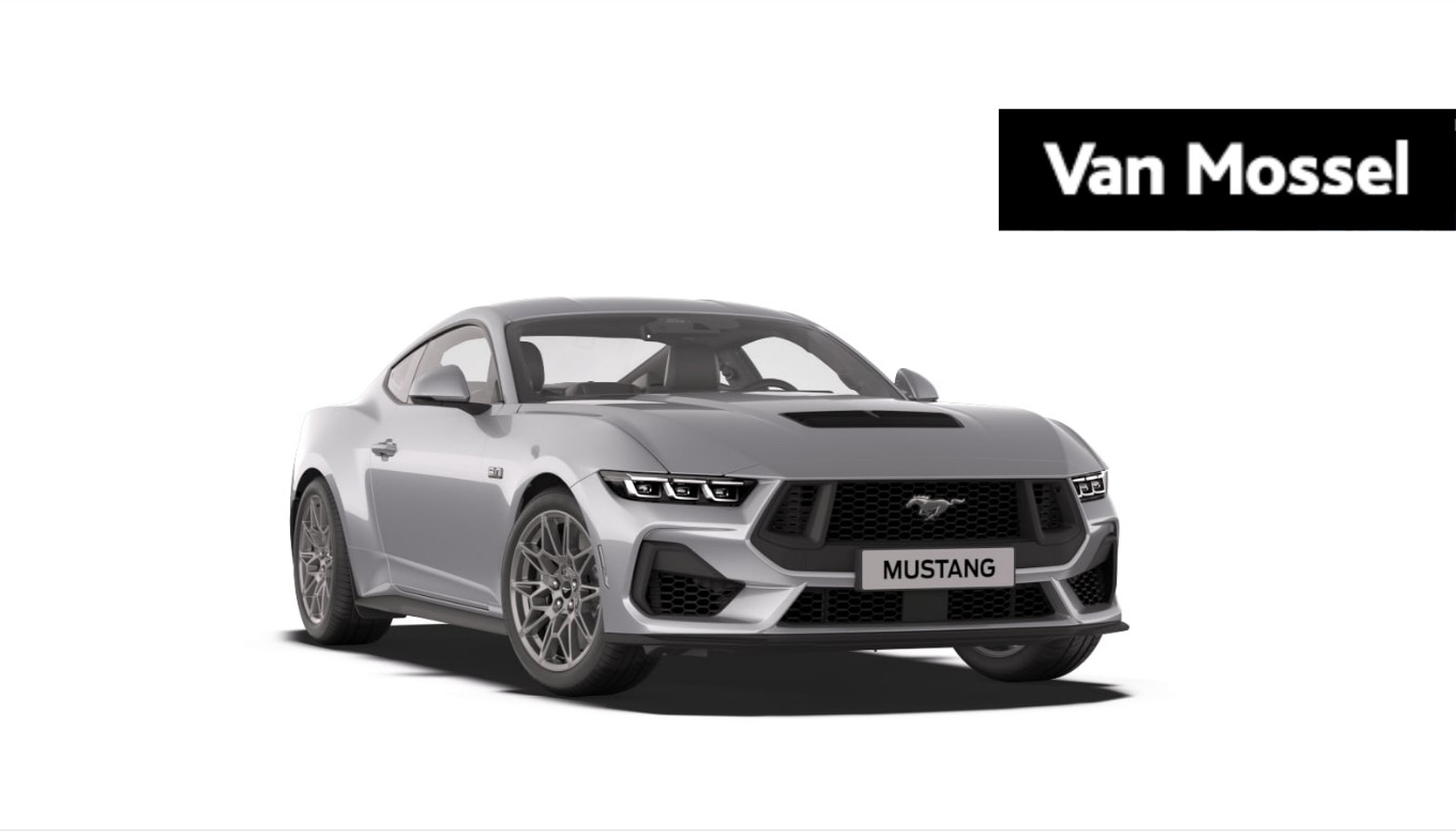 Ford Mustang Fastback 5.0 V8 GT | 2024 MODEL | AUTOMAAT | NU TE BESTELLEN | ICONIC SILVER | bij viaBOVAG.nl