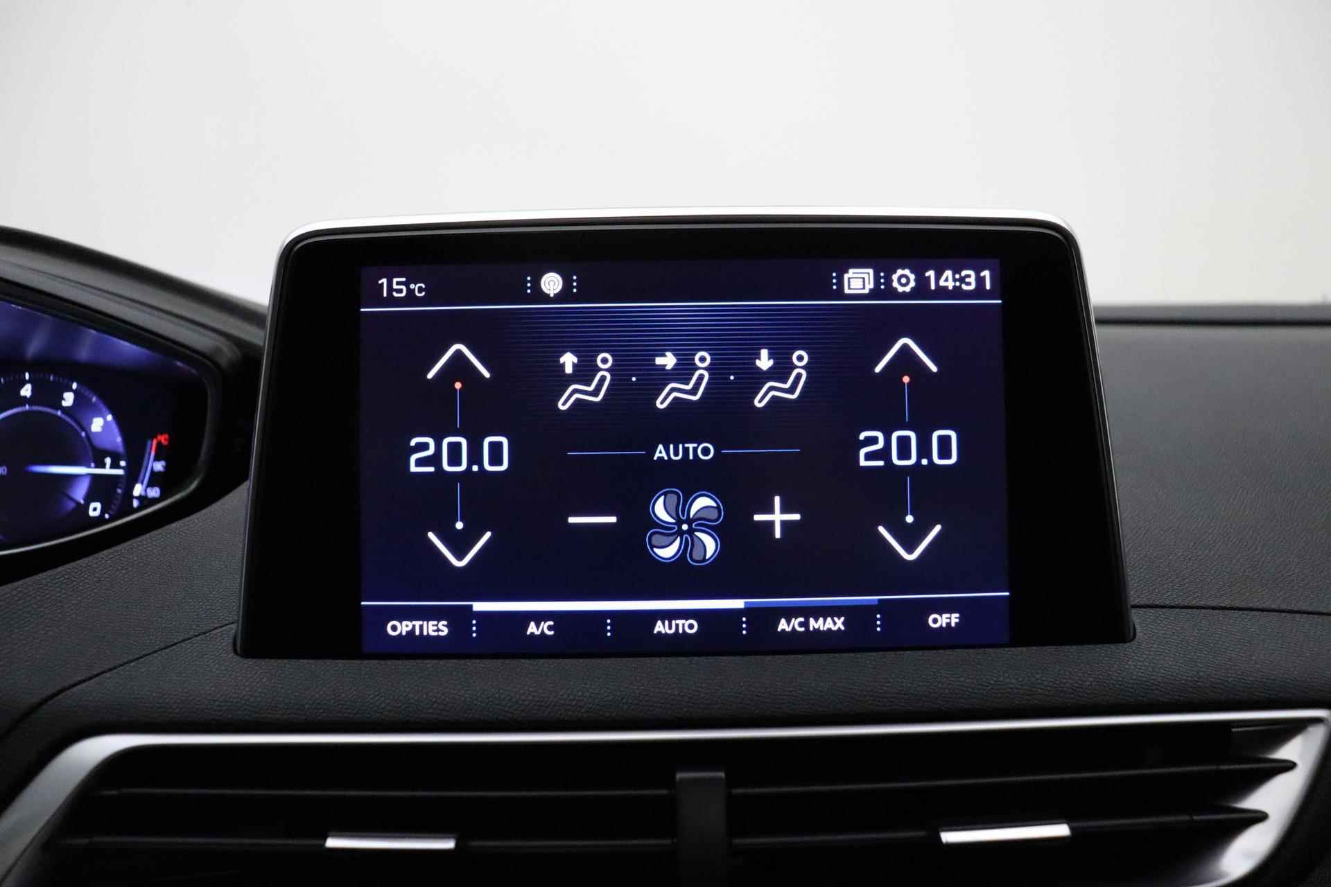 Peugeot 3008 1.2 PureTech GT Line | Panorama Dak | Navigatie | Climate & Cruise Control | 19INCH | Dodehoeksensoren | LED | - 26/38