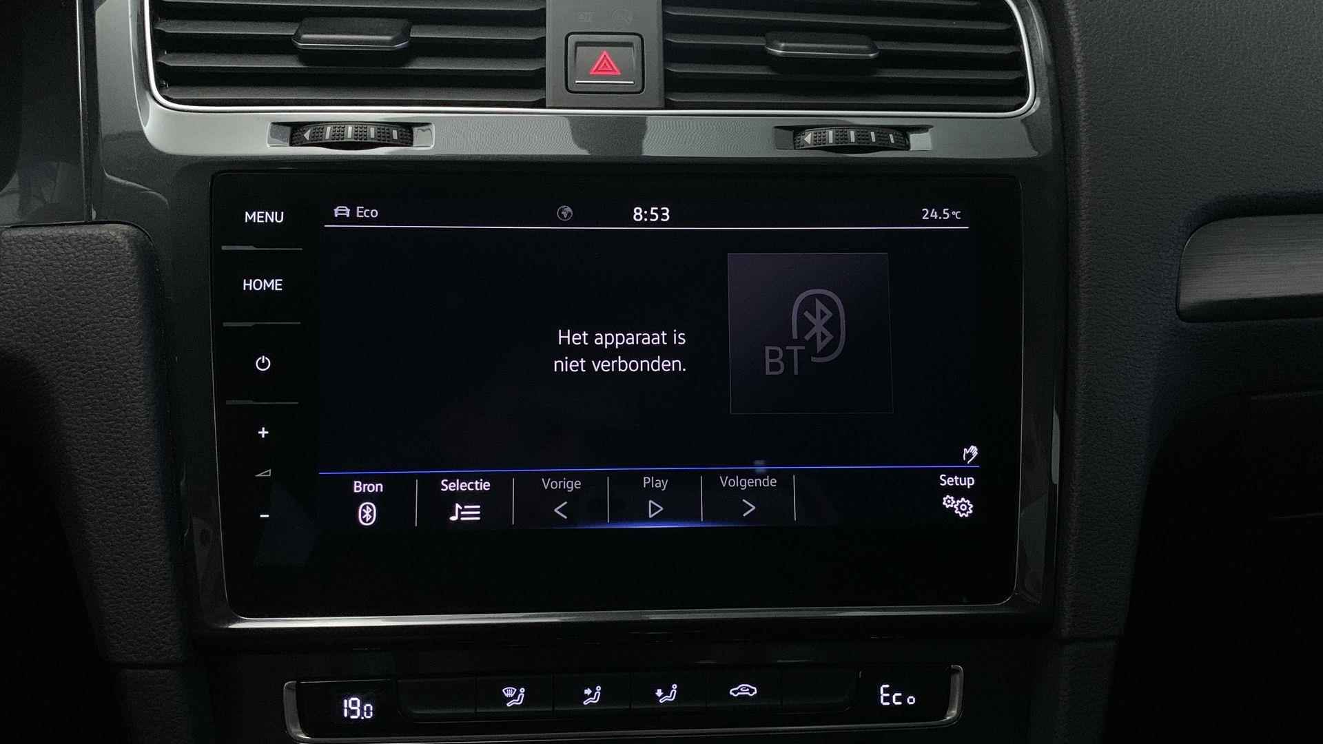 Volkswagen E-Golf Navigatie Parkeersensoren App-Connect - 25/28