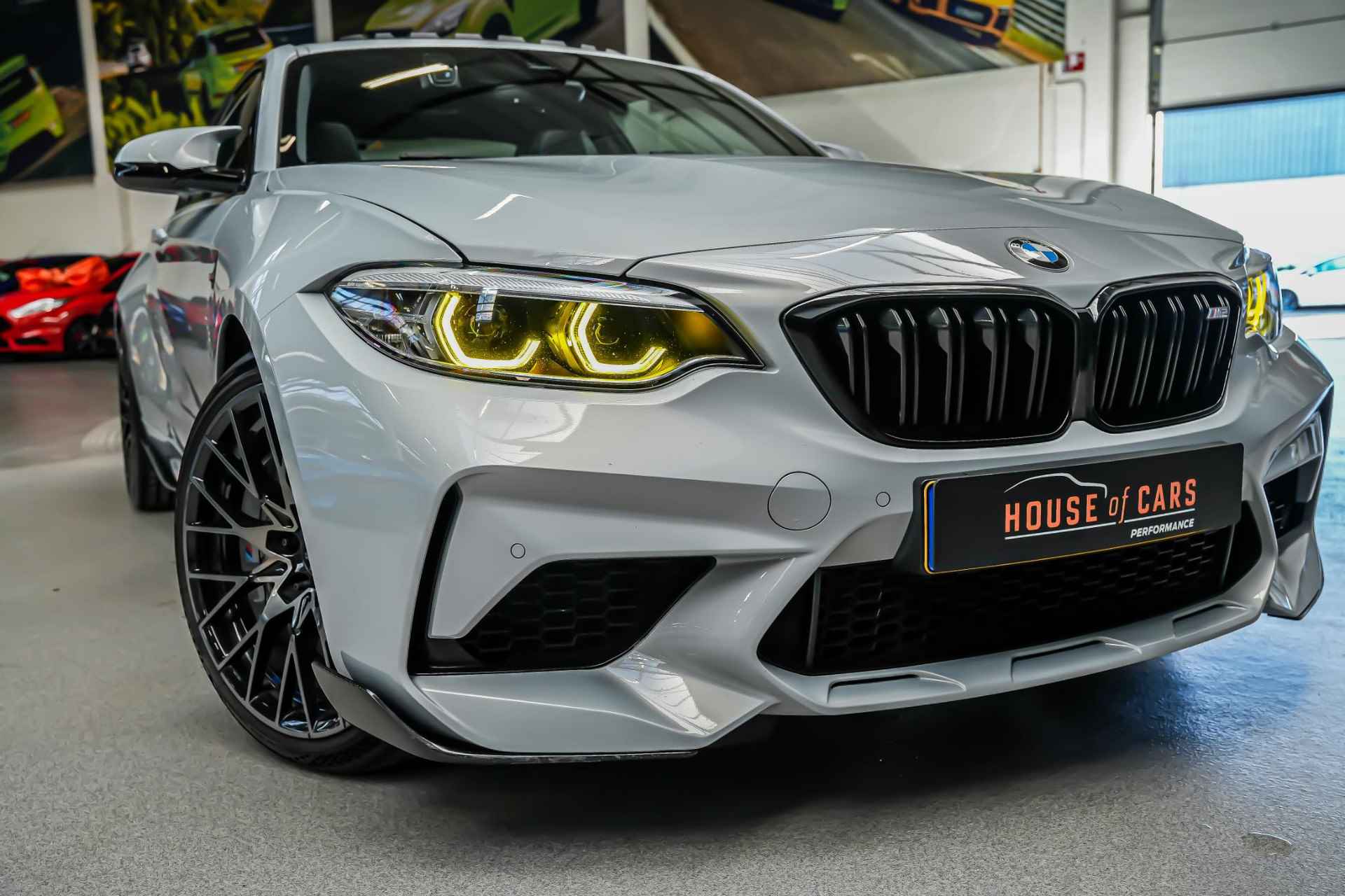 BMW M2 Competition 410pk DCT |Track pack|M-Performance LED-stuurwiel|Org. NL|schuif/kantel dak|Carbon|Harman & Kardon|elk. stoelen + memory|BLIS|parkeercamera en sensoren|19"| - 23/55