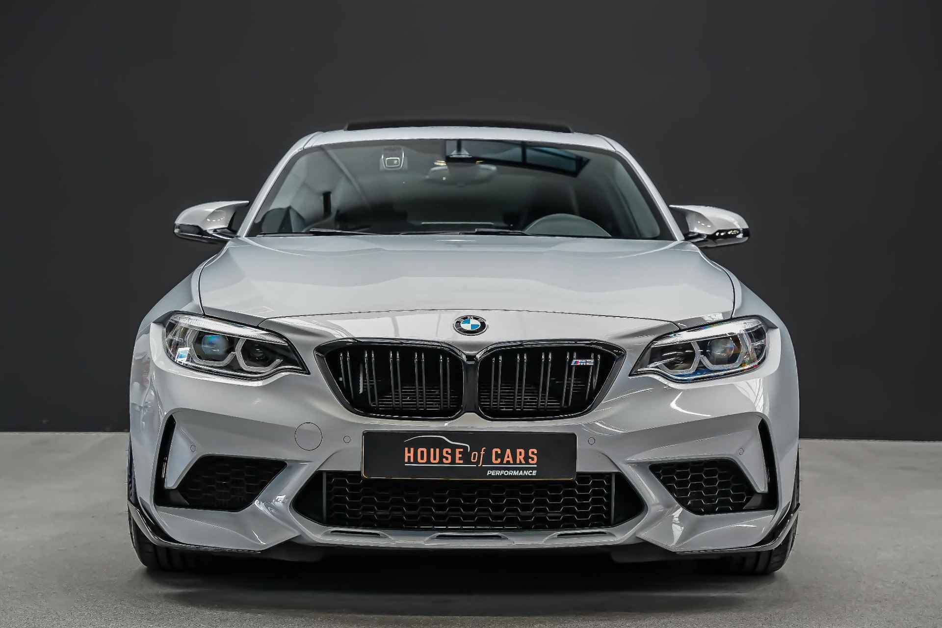 BMW M2 Competition 410pk DCT |Track pack|M-Performance LED-stuurwiel|Org. NL|schuif/kantel dak|Carbon|Harman & Kardon|elk. stoelen + memory|BLIS|parkeercamera en sensoren|19"| - 48/55