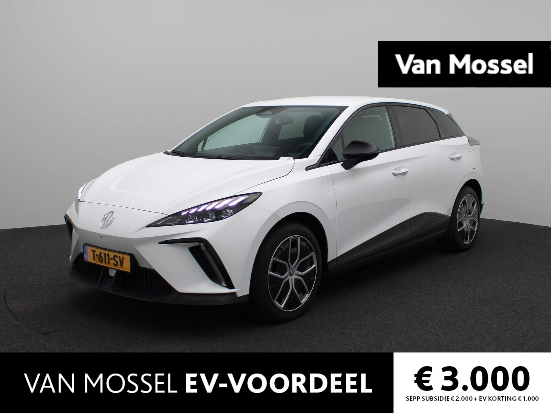 MG 4 Luxury 64 kWh | WLTP 435KM | Navigatie | ECC | ACC | PDC | 18"LMV | 360° Cam | Stuur + Stoel Verwarming | DAB | Warmtepomp | BTW AUTO |