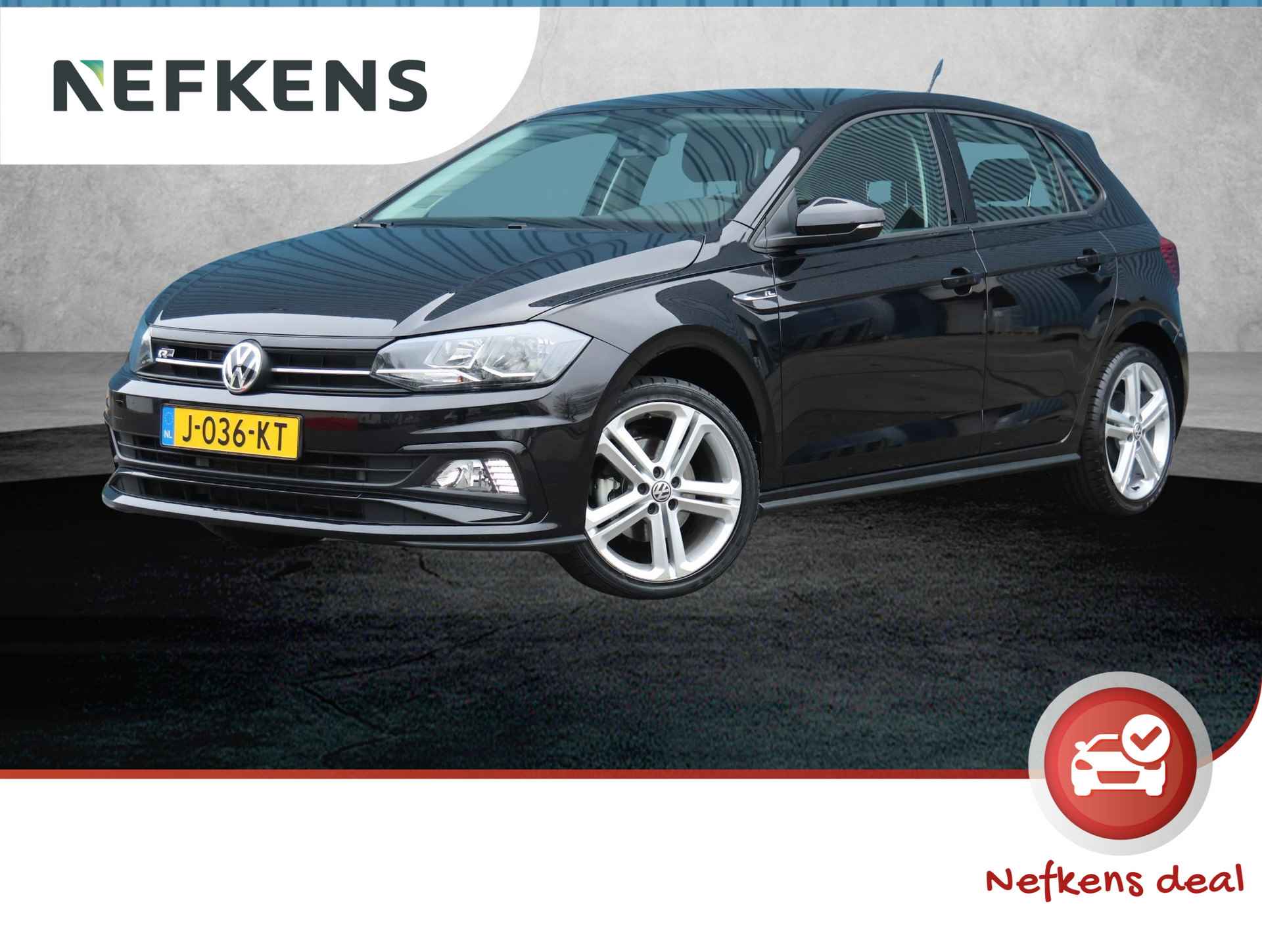 Volkswagen Polo 1.6 TDI Highline | 1ste eigenaar | AUTOMAAT | R-Line | LEER | Climate | Navigatie | Parkeersensoren | 17"LMV | Trekhaak | Stoelverwarming |