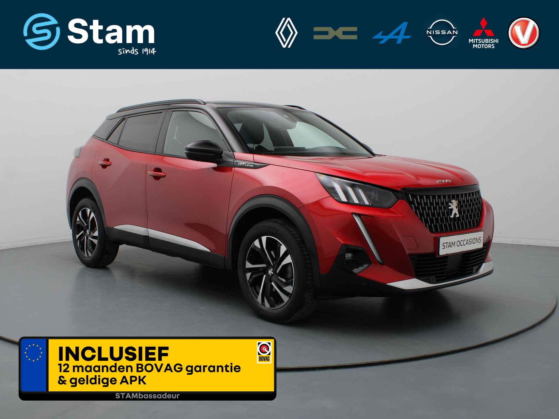 Peugeot 2008 130pk PureTech GT-Line AUTOMAAT Achteruitrijcamera | Navig | Trekhaak