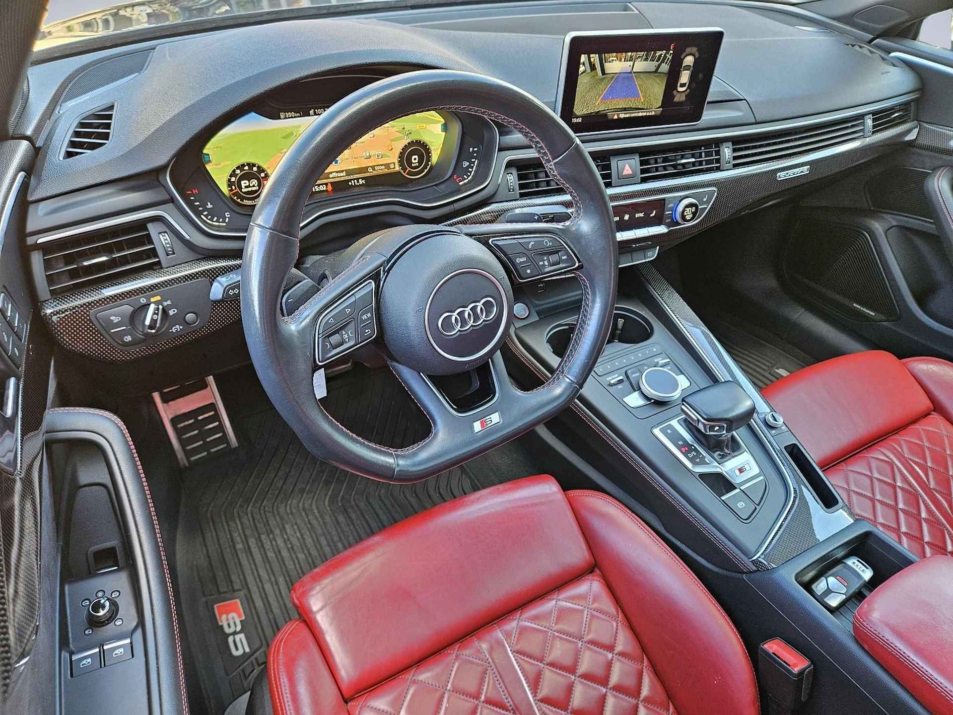 Audi S5 Coupé 3.0 TFSI quattro Pro Line Plus Automaat / Panorama Dak / B & O / Super Sport Stoelen / Rood Leder / Carbon Afw / 3 zone Climate Control / Apple Carplay / (MET GARANTIE*) - 8/36