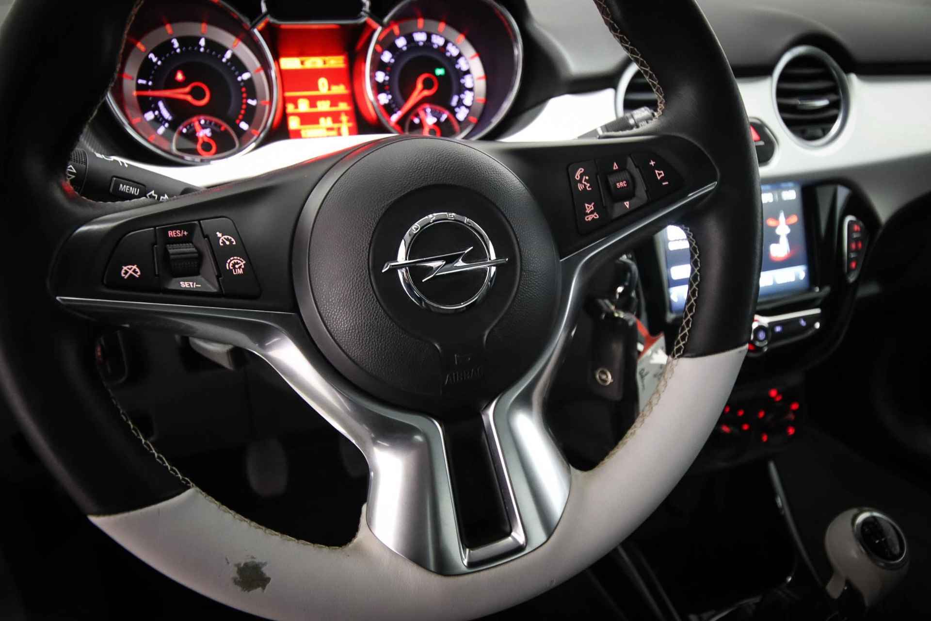 Opel ADAM 1.0 Turbo Unlimited | LEDER | VOUWDAK | AIRCO | CRUISE | DAB | PDC | 17" - 26/49