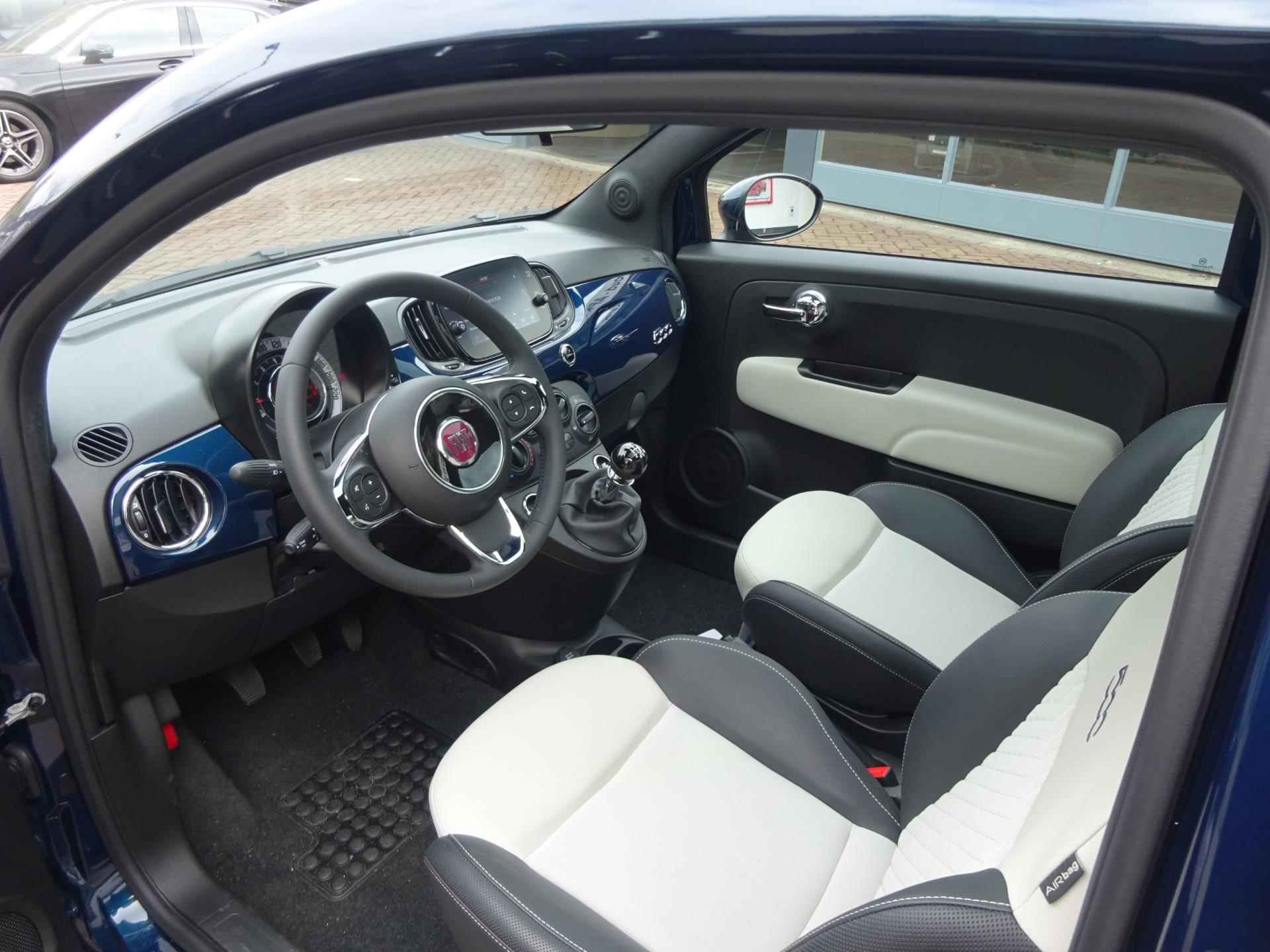 Fiat 500 1.0 Hybrid Dolcevita Sportstoelen half/leder Navi./Apple Car play/Android/Climate C./Pano.dak/PDC/Cruise C. - 10/21