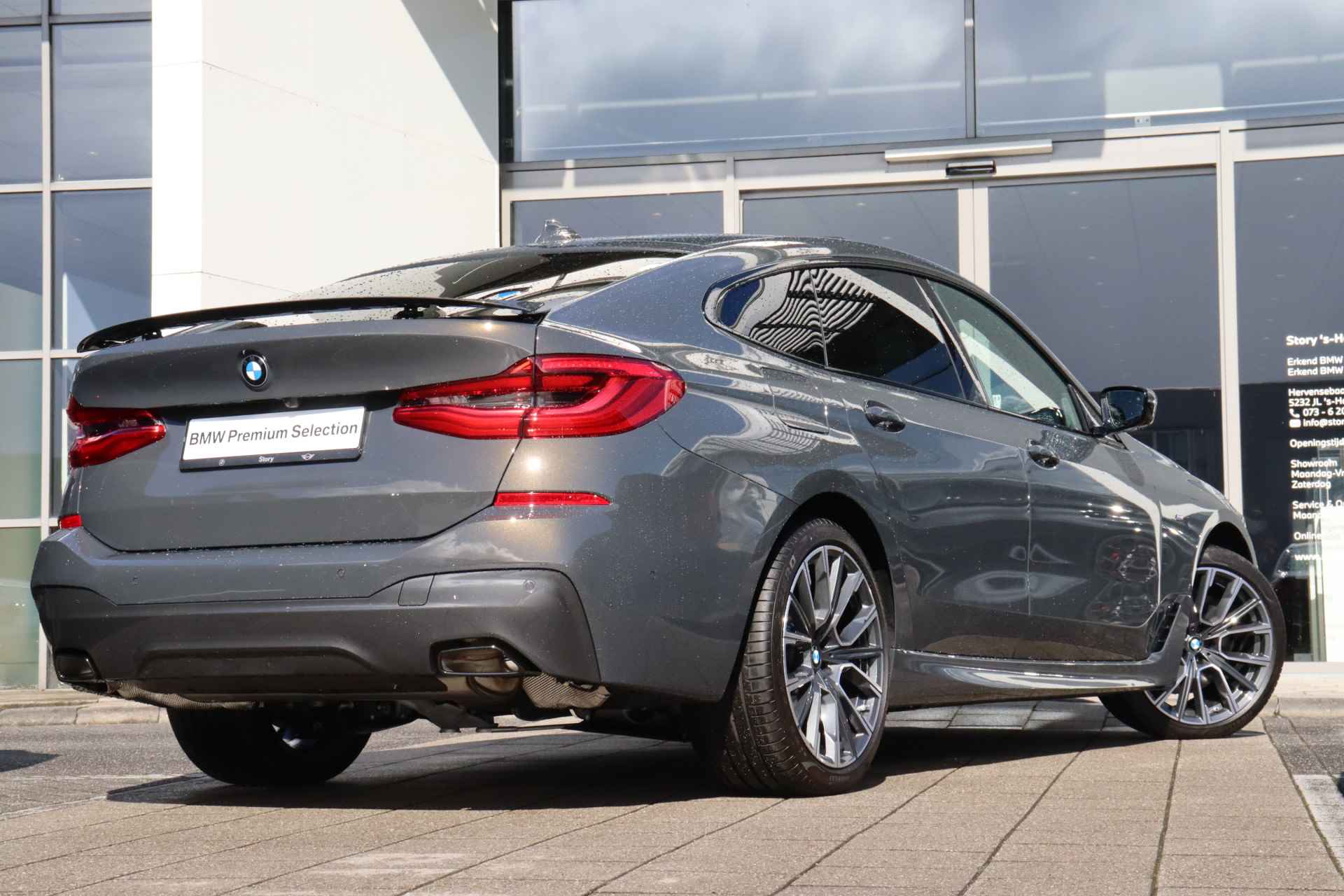 BMW 6 Serie Gran Turismo 630i High Executive M Sport Automaat / Panoramadak / Laserlight / Parking Assistant Plus / Comfort Access / Head-Up / Driving Assistant Professional - 10/38