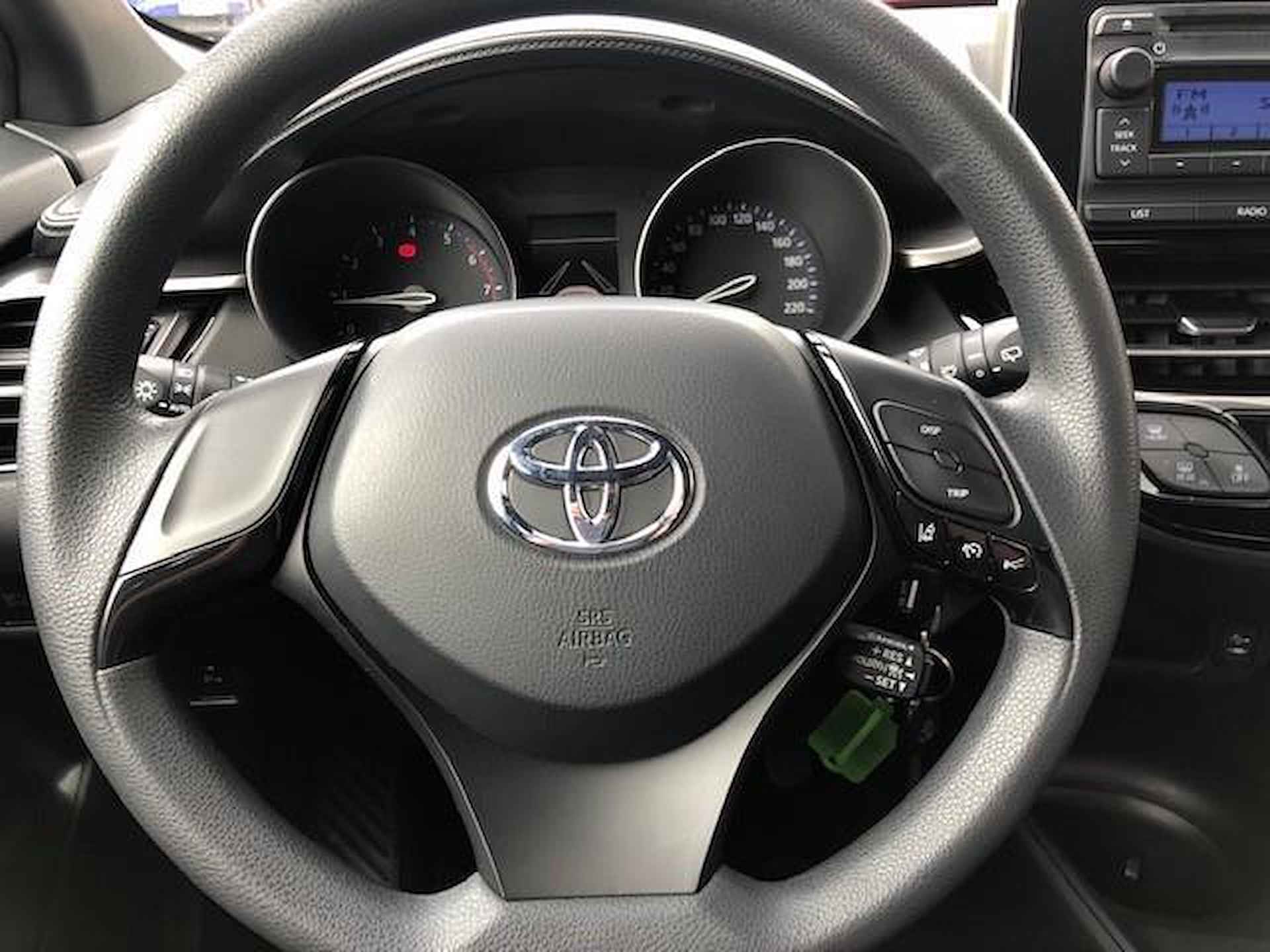 Toyota C-HR 1.2T COMFORT DEALER-ONDERHOUDEN AD-CRUISE AFN.TREKHAAK 1300KG TREKGEWICHT PARKSENSOREN AIRCO EL-RAMEN/SPIEGELS - 8/30