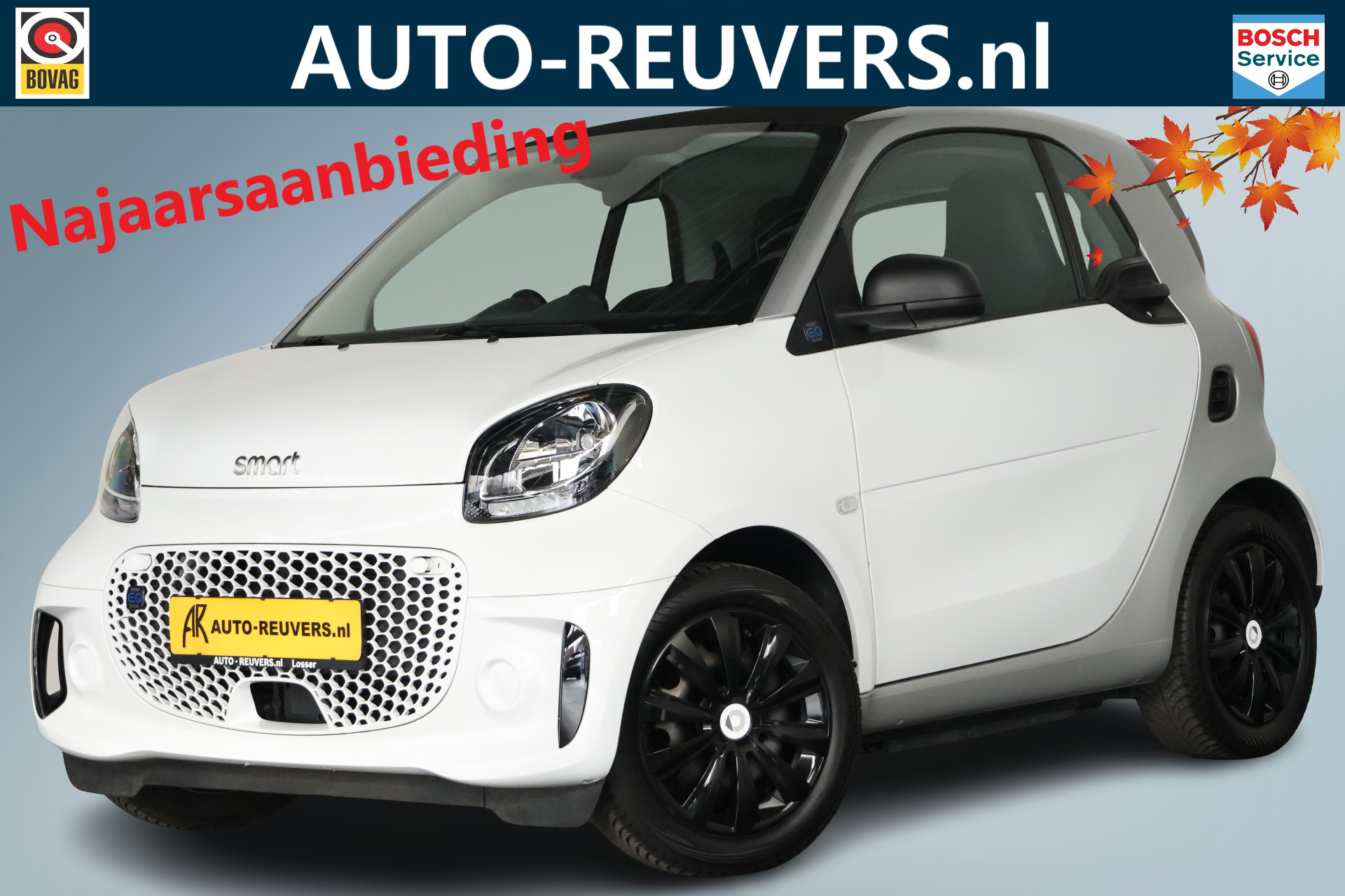 Smart Fortwo EQ 18 kWh / DAB / Half leder / Cruise control / All season banden