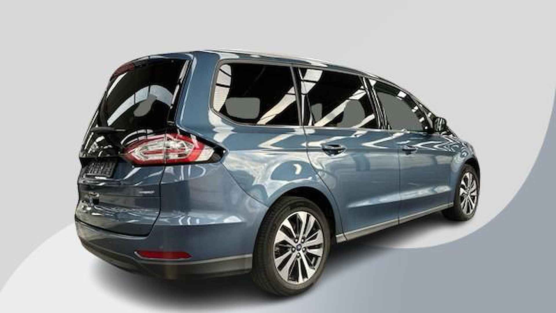 Ford Galaxy 2.5 FHEV Hybride Titanium 190pk 7 pers | Adaptieve Cruise | Trekhaak Afneembaar | 1.500kg trekgewicht | Memory functie stoelen | Vol leder | Verlengde fabrieksgarantie tot 03-2027 - 3/13