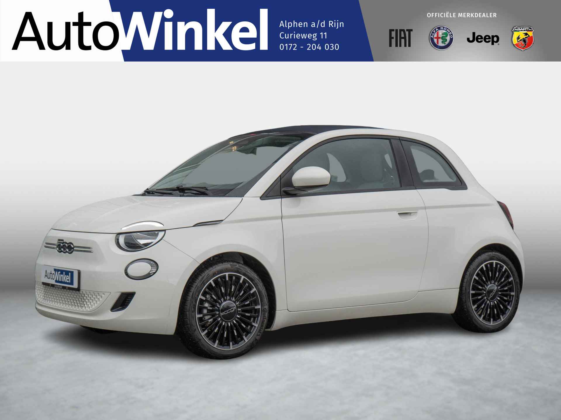 Fiat 500e Icon 42 kWh | Cabrio | Pack Winter | Draadloos laden | Pack Comfort | 17" | € 2.000,- Subsidie - 1/32