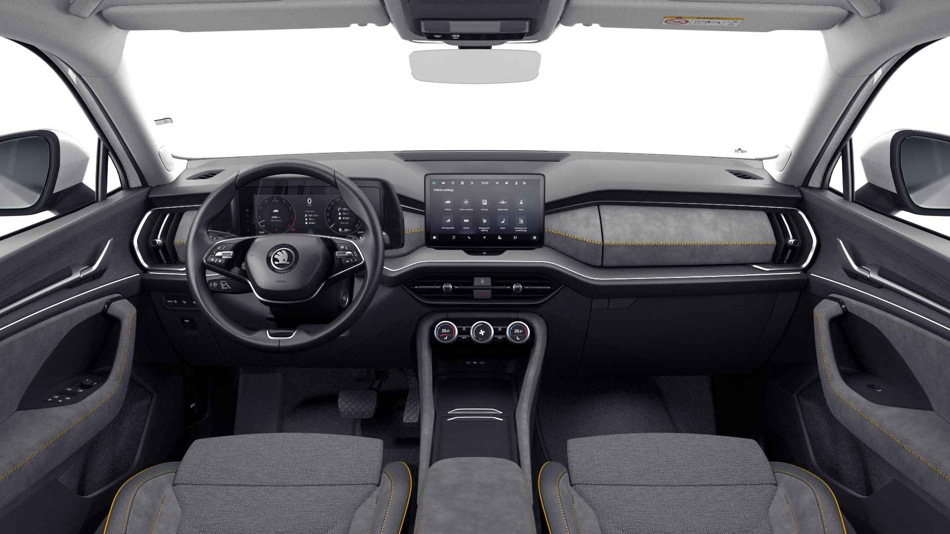 Škoda Kodiaq 1.5 TSI MHEV Business Edition / 19" lichtmetalen velgen/ Interieur Lounge/ Akoestisch Pakket/ Light&View package - 6/6