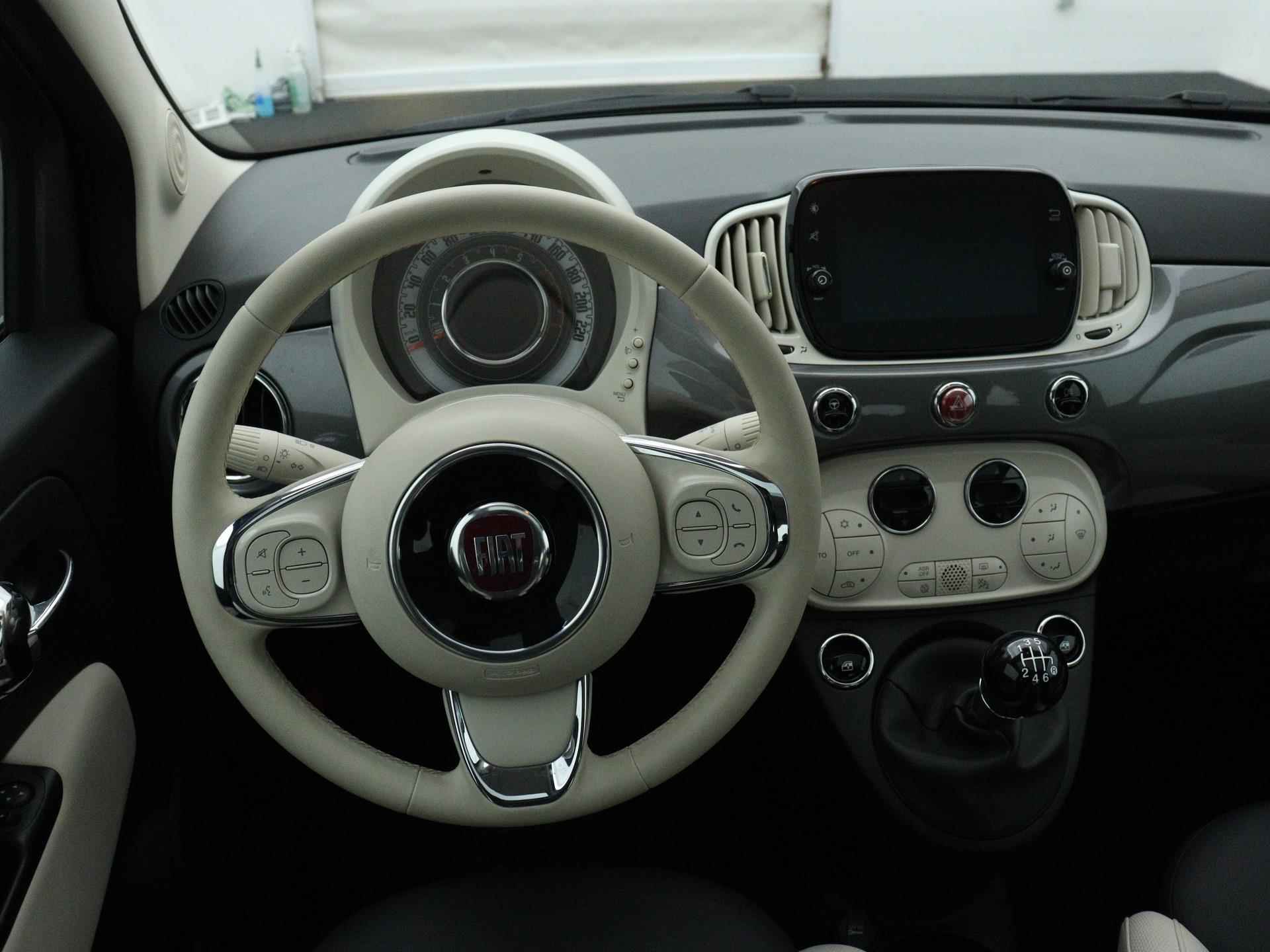 Fiat 500 Hybrid Dolcevita 70pk | Navigatie Via AppleCarPlay/AndroidAuto | Climate Control | Cruise Control | Licht Metalen Velgen 15"| Bluetooth - 20/35