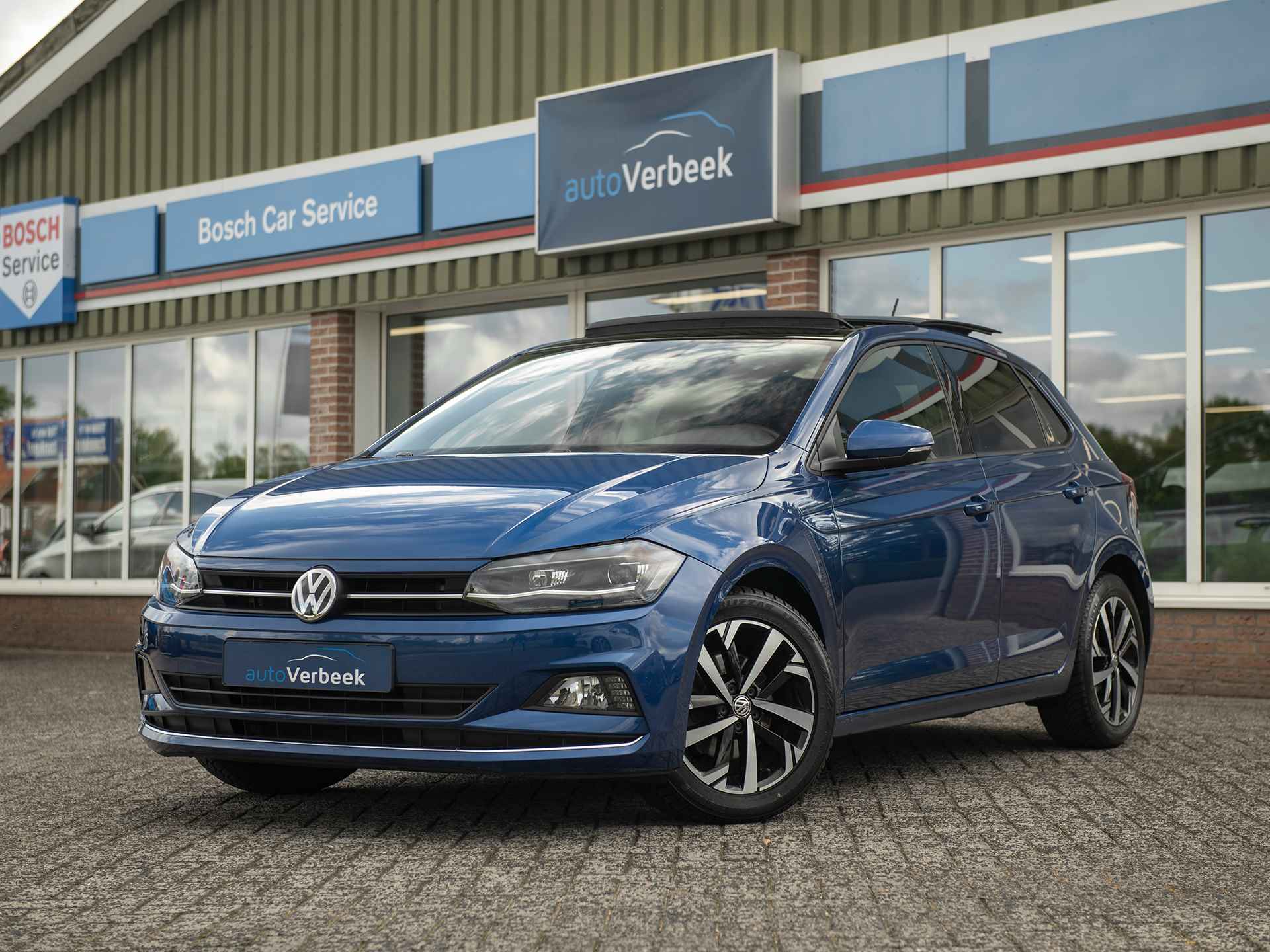 Volkswagen Polo 1.0 TSI 115pk Highline | Navi | Panoramadak | Sportonderstel Adaptief | Keyless | Sperdiff. XDS | ACC | LED | | App-connect | Spiegelpakket | Lendesteun | Alarm kl.III - 1/64