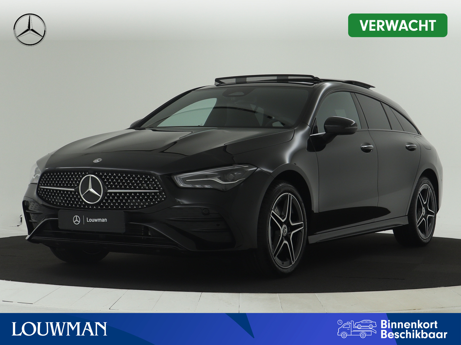 Mercedes-Benz CLA-Klasse Shooting Brake 250 e Star Edition AMG Line | Trekhaak | Nightpakket | KEYLESS GO-comfortpakket | USB pakket plus | Antidiefstalpakket GUARD 360° Plus | EASY PACK achterklep | Parkeerpakket met achteruitrijcamera |