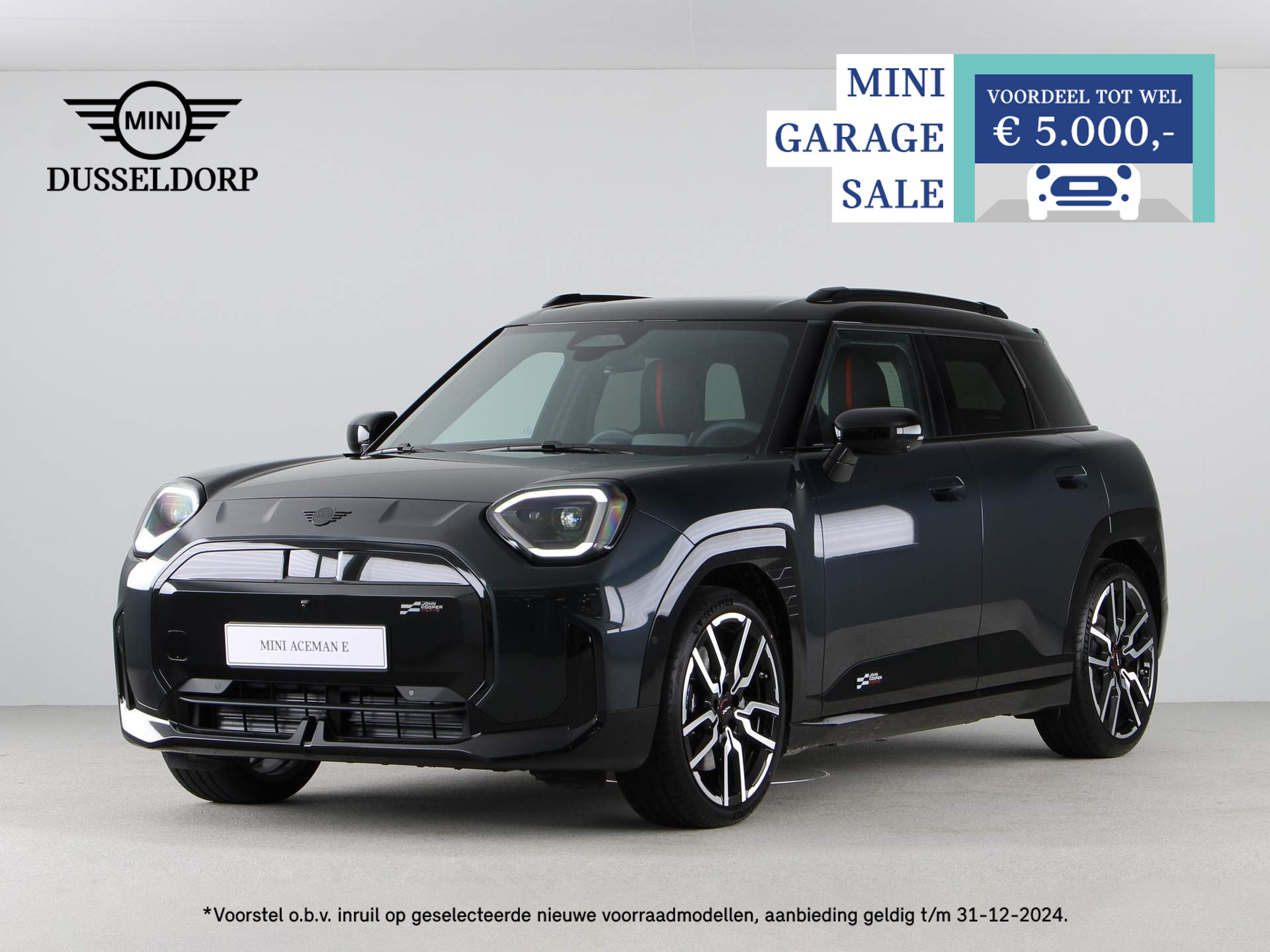 MINI Aceman E John Cooper Works Pakket XL PRIVATE LEASE EUR 535,- (48 mnd/10.000km)