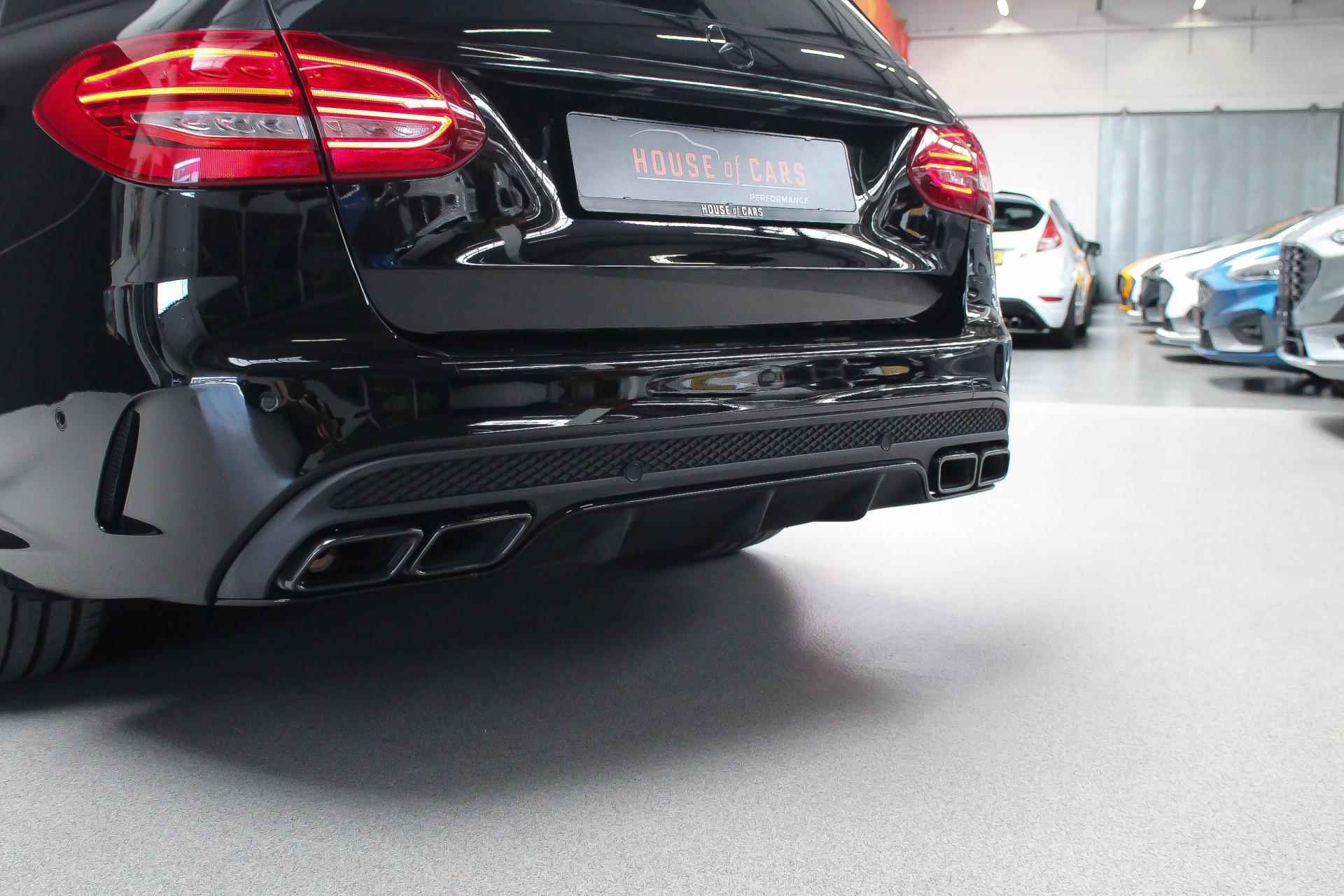 Mercedes-Benz C-Klasse Estate AMG C63S 510pk |carbon|memory|head-up|panoramadak|360 camera|Burmester|stoelventilatie|blind-spot|rijstrookhulp| - 41/43