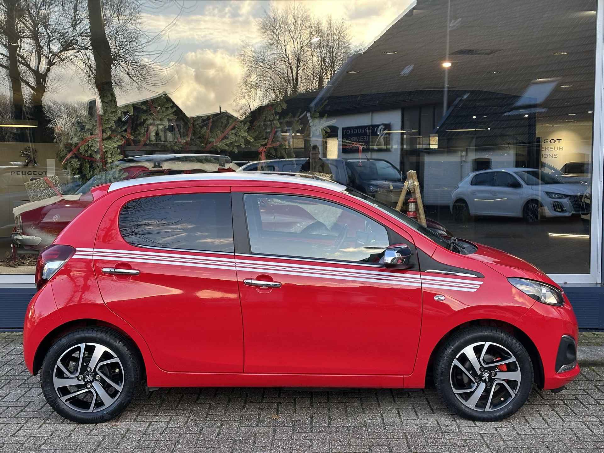 Peugeot 108 1.0 e-VTi Collection | Meest Complete Uitvoering | Wit Dak | Climate Control | Lichtmetalen Velgen | Achteruitrijcamera | 5-Deurs | Privacy Glas | Mistlampen | LED Dagrijdverlichting | Radio - Aux - USB - Bluetooth | - 5/40