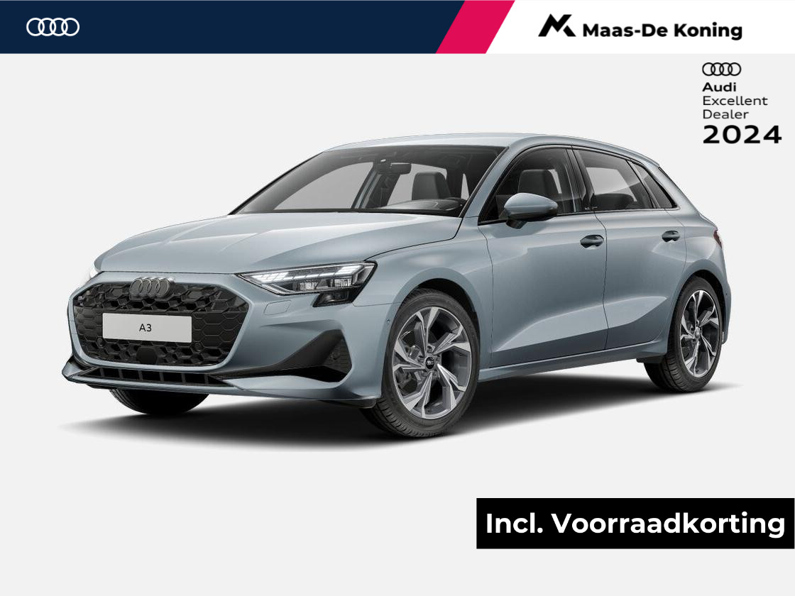 Audi A3 Sportback Advanced edition 30 TFSI 116 PK · Optiekpakket zwart plus · Privacyglas · Assistentiepakket driving+parking plus