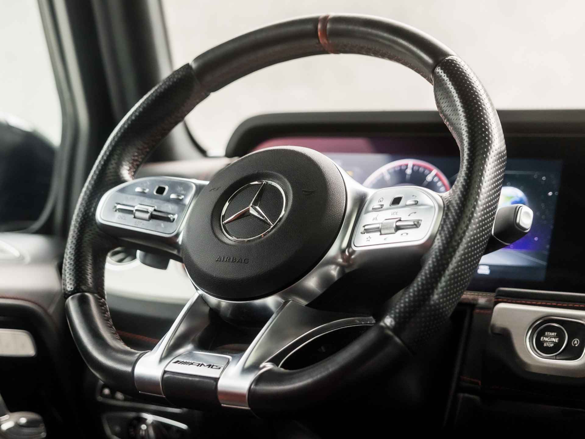 Mercedes-Benz G-Klasse 63 AMG Edition 1 585Pk (SCHUIFDAK, DIAMOND STITCHING, STANDKACHEL, NIGHT PACK, NAPPA LEDER, BURMESTER, 360 CAMERA, TREKHAAK, - 18/58