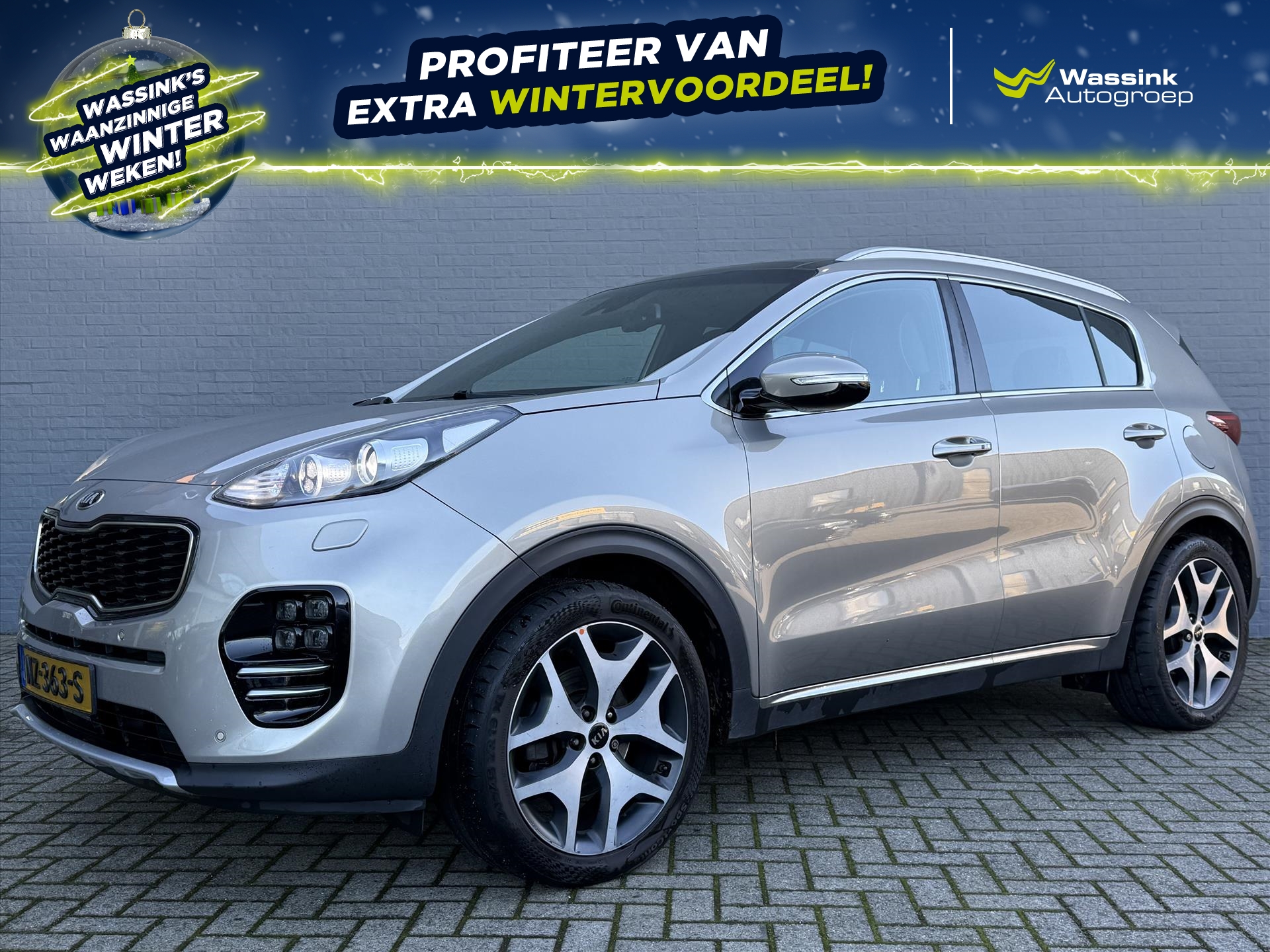 KIA Sportage 1.6 T-GDI 177pk GT-PlusLine | Schuif / kanteldak | 19 inch LMV | 1900kg Trekgewicht | Afn. Trekhaak