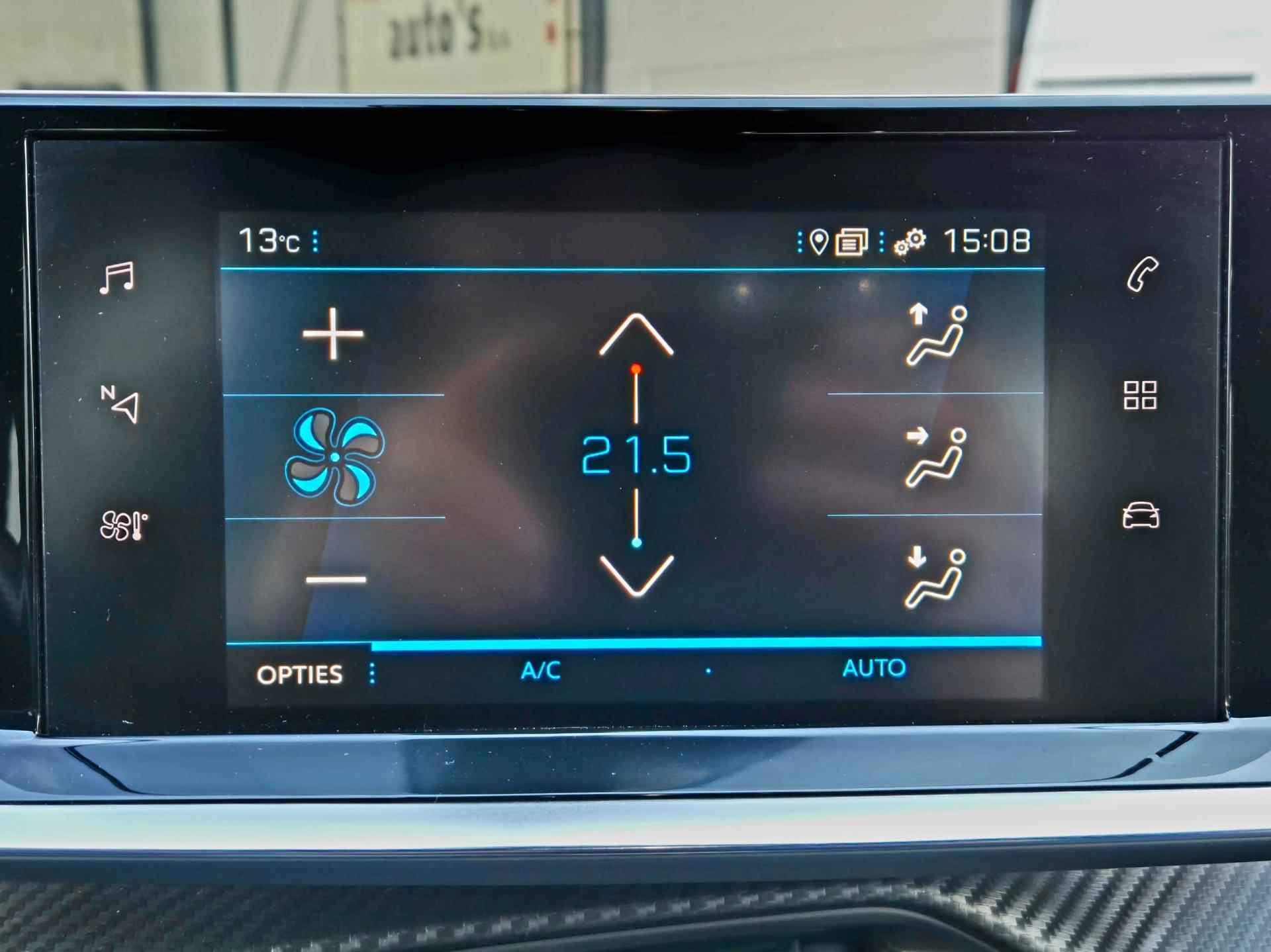 Peugeot 208 Hybrid 136 e-DCS6 GT + 3D Digital Cockpit|Keyless|LED|Navi|Apple|Android|Sfeerverlichting|PDC|Camera|Rijklaarprijs - 24/37