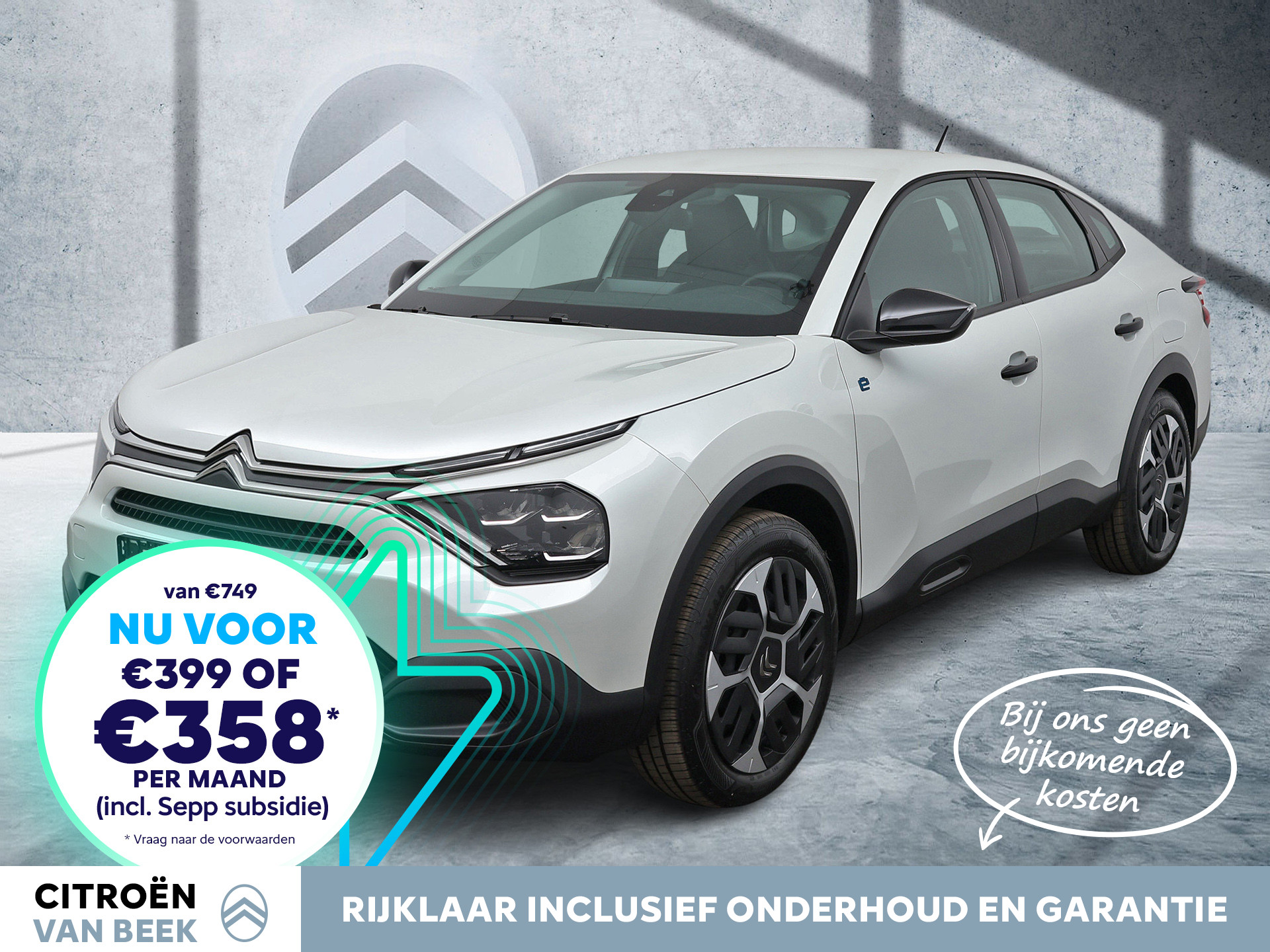 Citroën Ë-C4 X You 50 kWh | Rijklaar | Private Lease €358 |