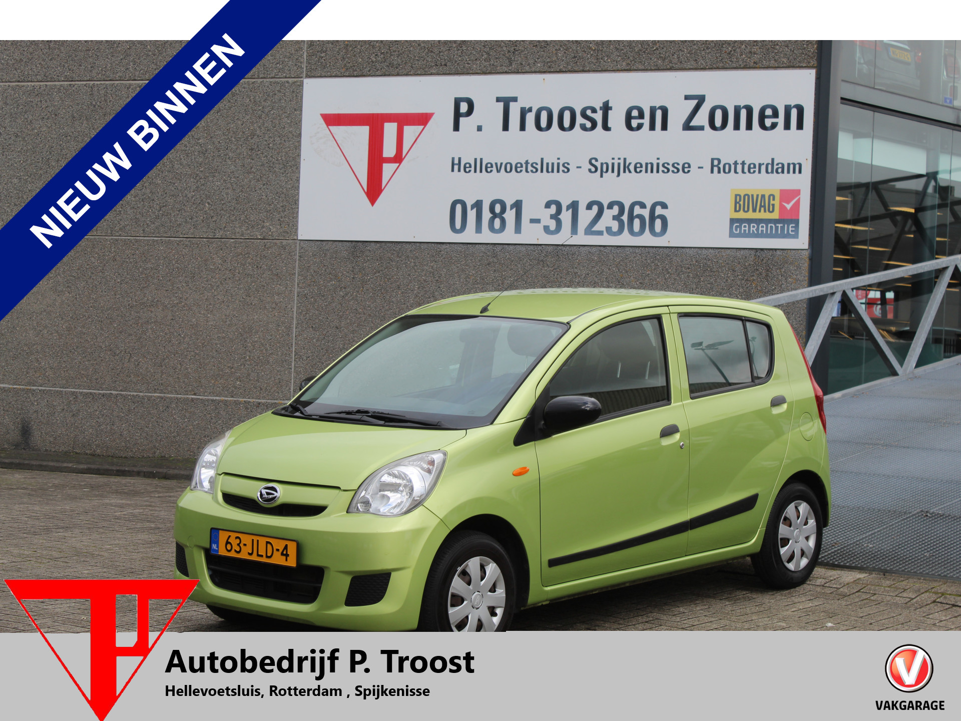 Daihatsu Cuore 1.0 Trend Automaat Verschuifbare achterbank/Airco/Origineel NL/Dealer Onderhouden/Eerste Eigenaar/Slechts 53.000KM!!!