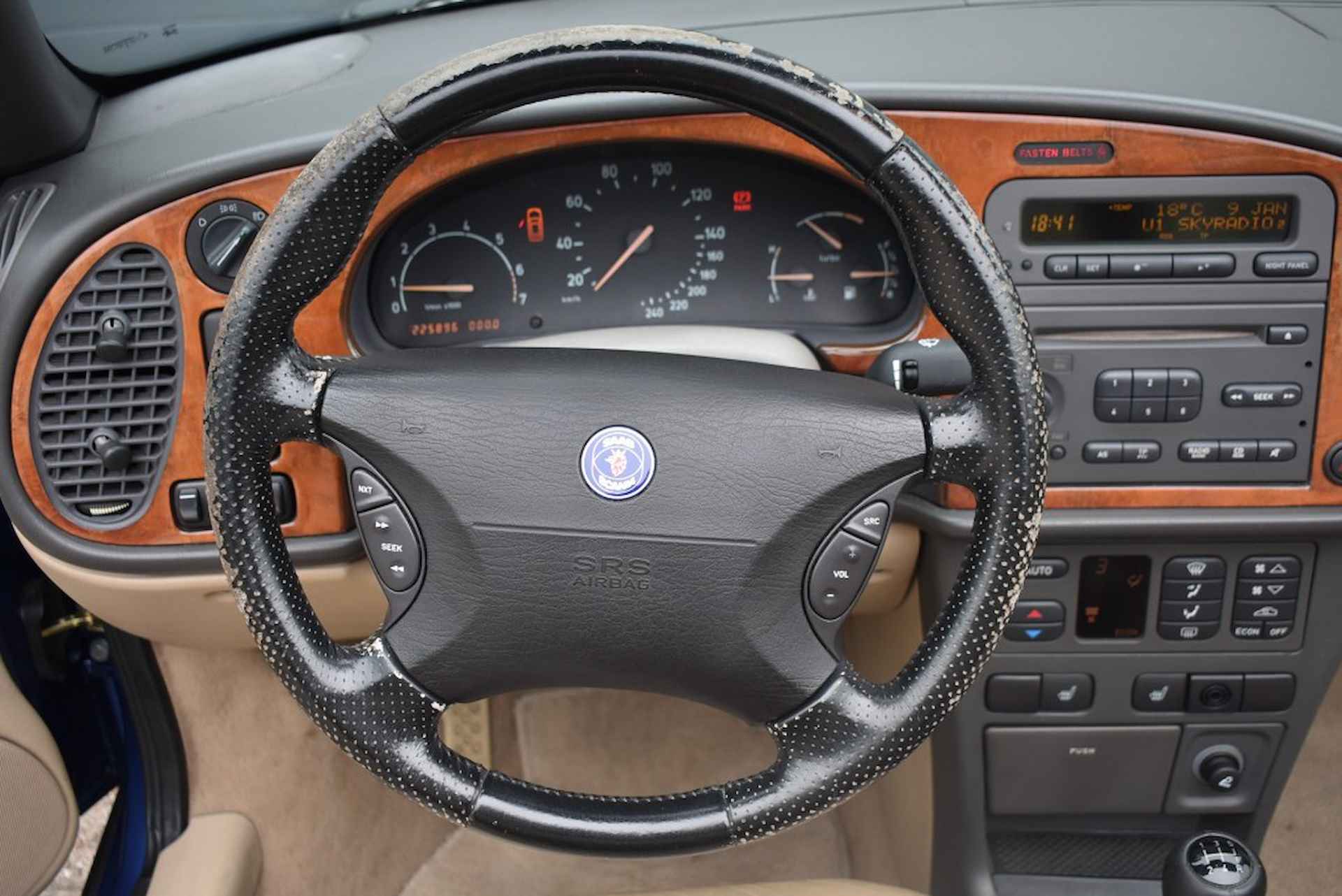 SAAB 9-3 2.0 TURBO / LEDER / STOELVERWARMING / YOUNGTIMER - 29/53