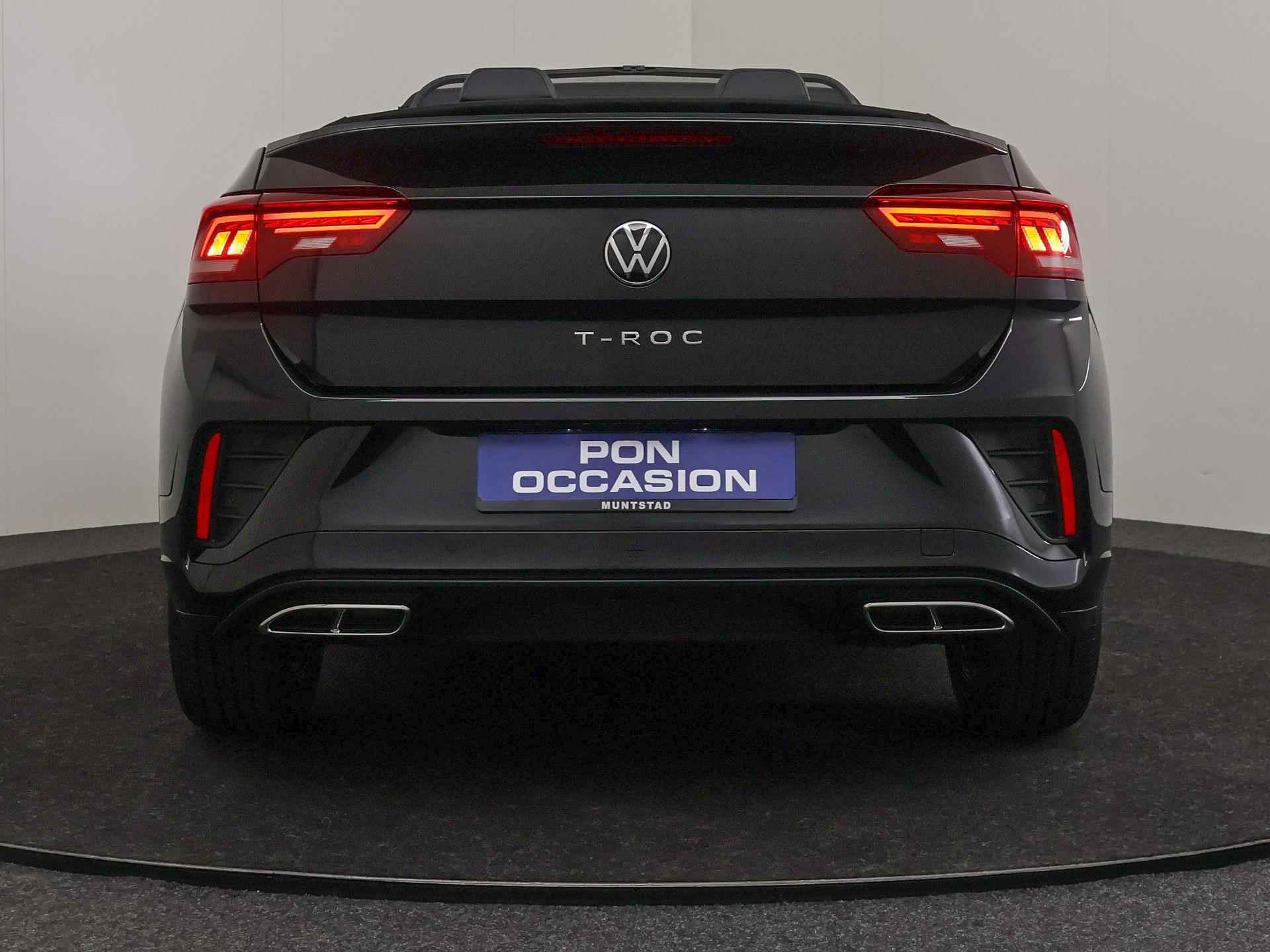 Volkswagen T-Roc Cabrio 1.5 TSI 150PK R-Line DSG | Navi | Camera | Stoel- en stuurverwarming | Adaptive Cruise | Apple CarPlay | Park Assist | 17" LM | - 10/55