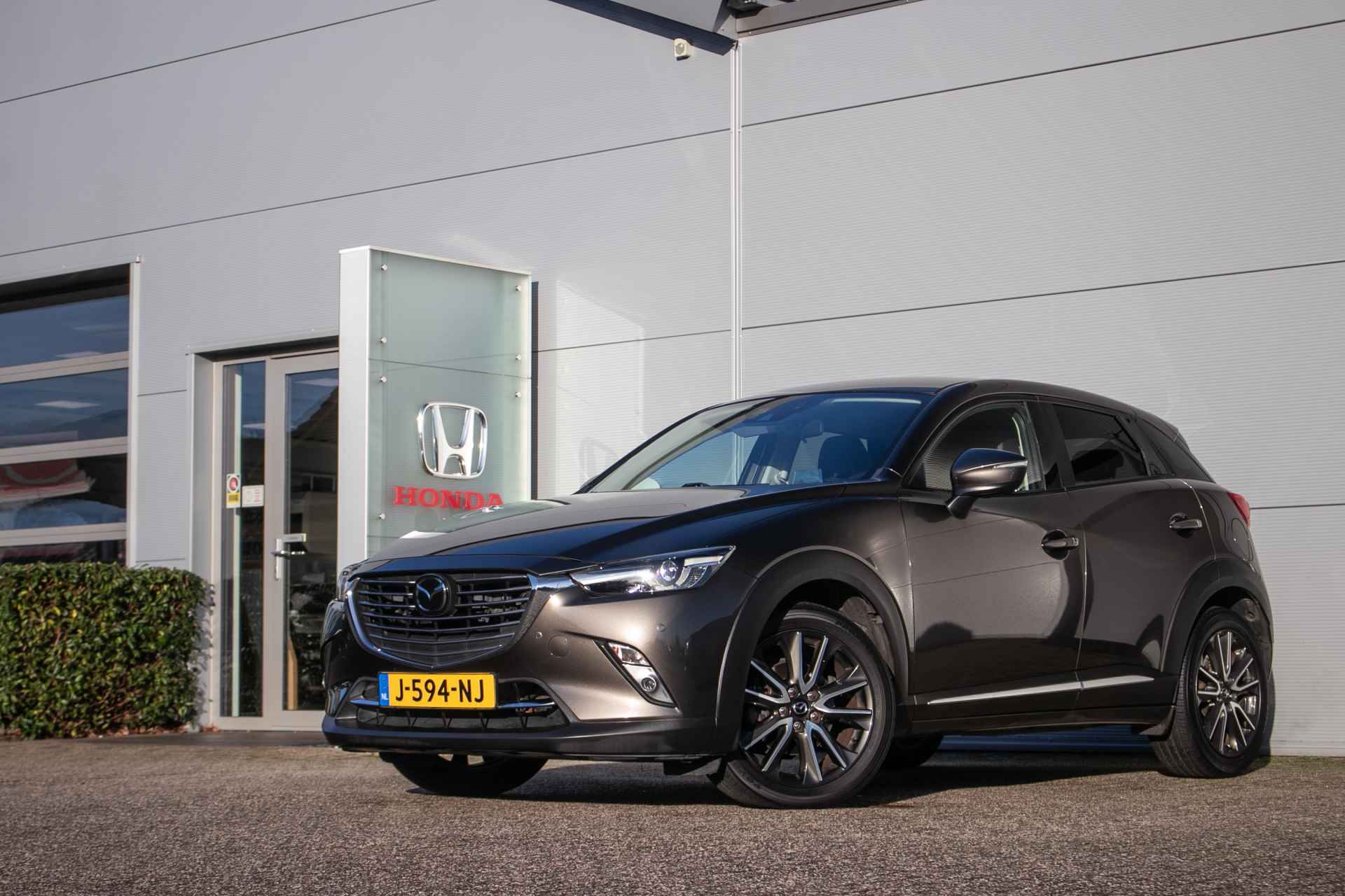 Mazda CX-3 2.0 SkyActiv-G 120 GT-M - All in rijklaarprijs | Navi | Blind spot | BOSE | Afn. trekhaak | Stoelverw. - 12/44