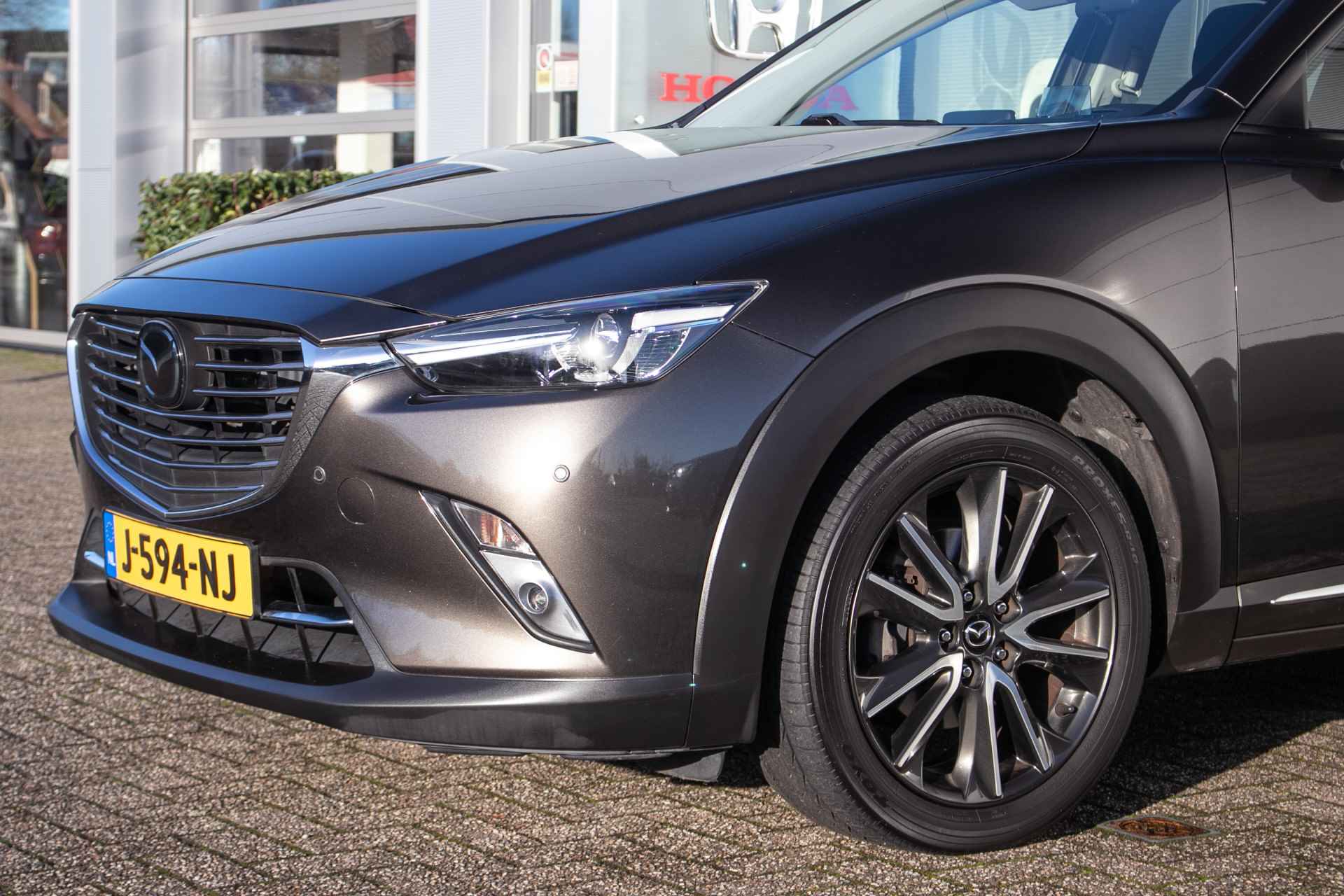 Mazda CX-3 2.0 SkyActiv-G 120 GT-M - All in rijklaarprijs | Navi | Blind spot | BOSE | Afn. trekhaak | Stoelverw. - 29/44