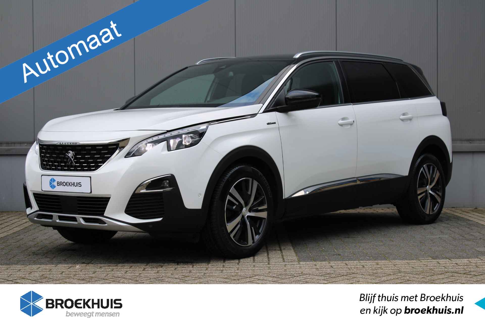 Peugeot 5008 1.2 130pk GT-Line Automaat | FULL-LED | STOELVERW. | NAVI BY APP | CRUISE | DODEHOEK | 7-ZITS | CLIMA | CARPLAY/ANDROID AUTO | - 1/42