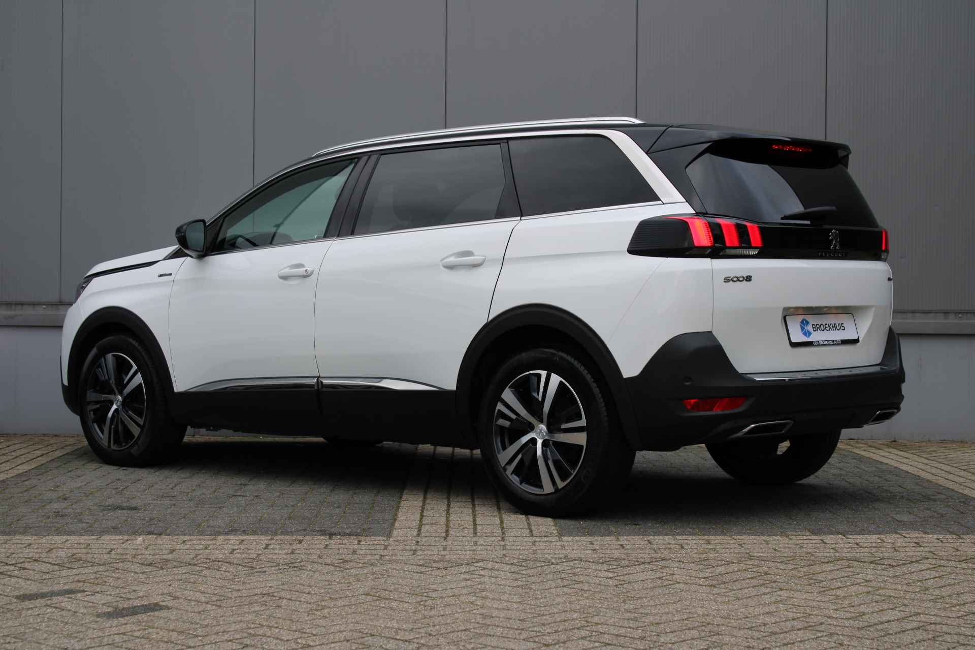 Peugeot 5008 1.2 130pk GT-Line Automaat | FULL-LED | STOELVERW. | NAVI BY APP | CRUISE | DODEHOEK | 7-ZITS | CLIMA | CARPLAY/ANDROID AUTO | - 4/42