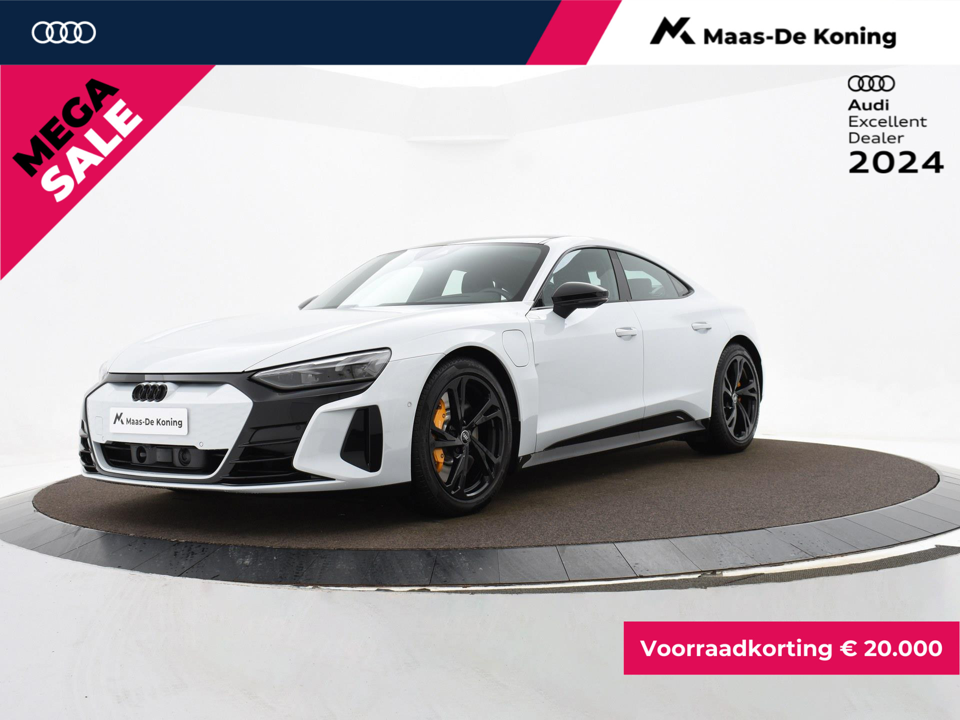 Audi e-tron GT 93 kWh/476PK · Elektrisch glazen panorama-dak · Lichtmetalen velgen 19" · Luchtvering · Voorraadkorting bij viaBOVAG.nl
