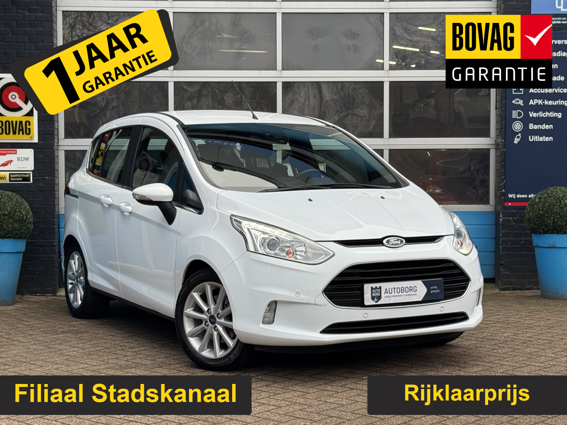 Ford B-MAX 1.0 EcoBoost Titanium | Climate Control | Cruise Control | Rijklaar + 12 Maand BOVAG Garantie