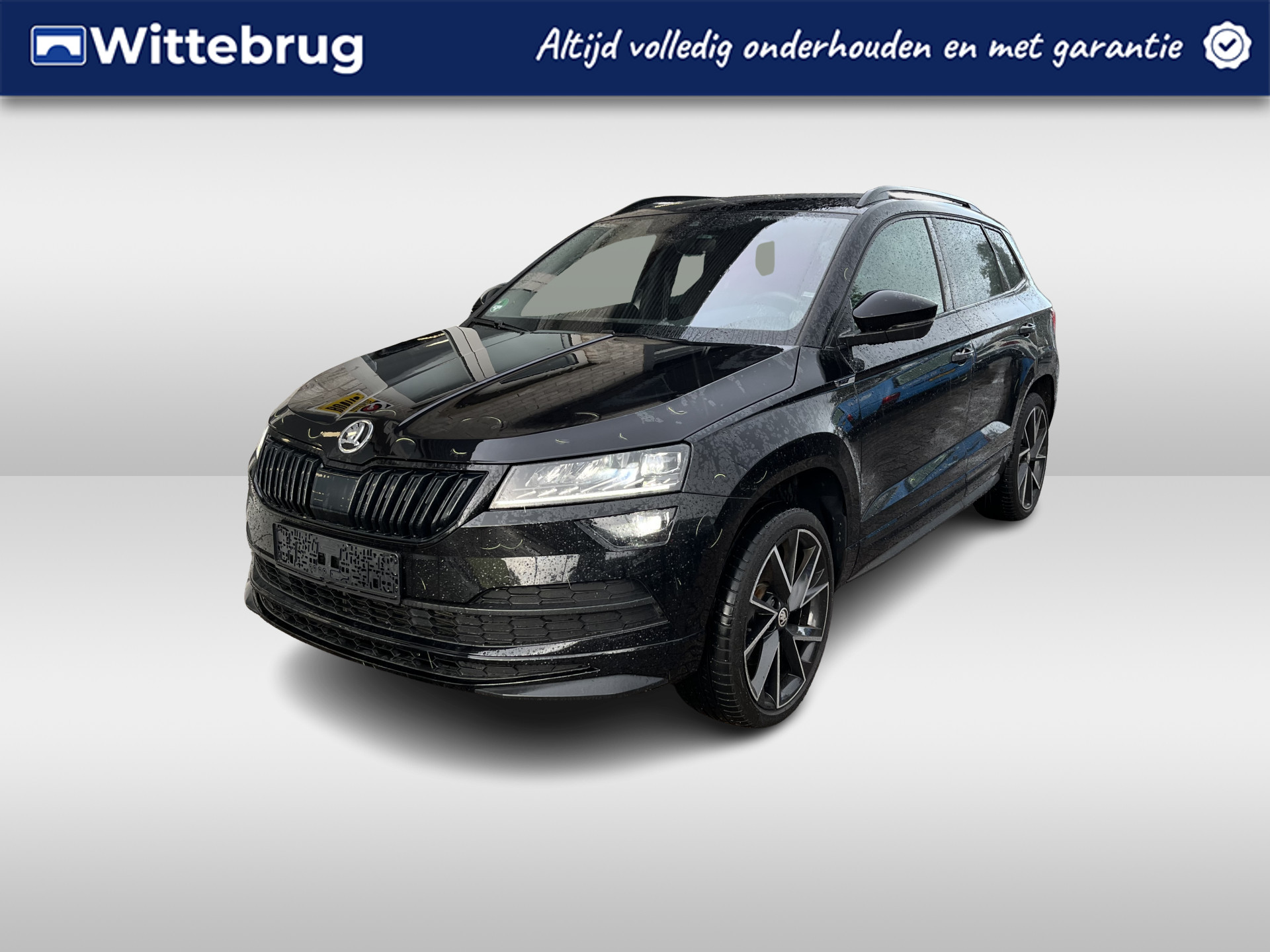 Škoda Karoq 1.5 TSI Sportline / AUTOMAAT/ PANO/ PARK. SENSOREN/ MATRIX/ CRUISE/ KEYLESS/ STOEL EN STUUR VERWARM./ APP CONNECT/ VOORRUIT VERWARM./ NAVI/ CLIMA/