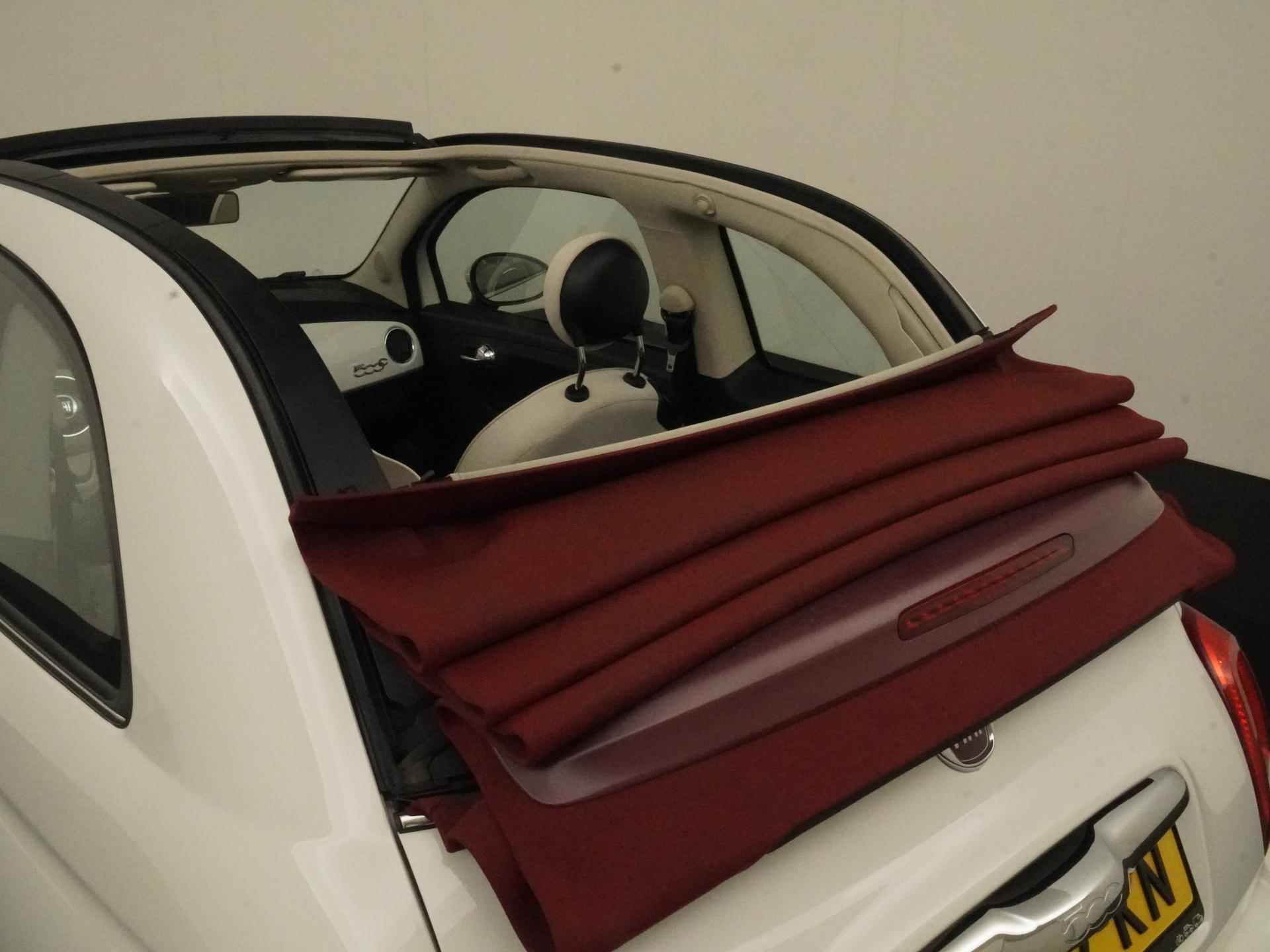 Fiat 500C 1.2 Lounge | Navigatie | Lichtmetalen Velgen | Zondag Open! - 21/26