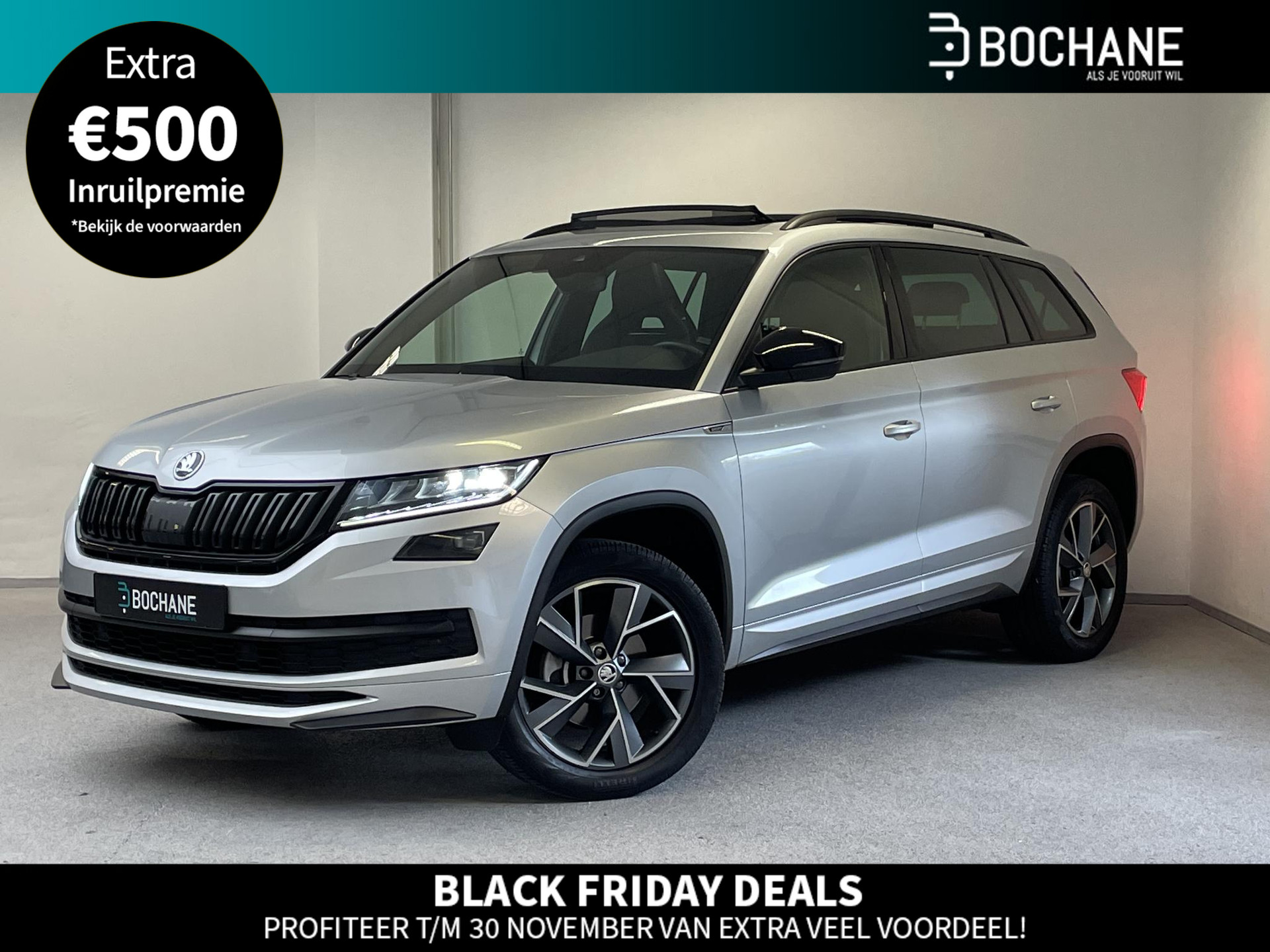 Skoda Kodiaq 1.5 TSI Sportline 7p. | PANO | KEYLESS | ACC | CANTON |