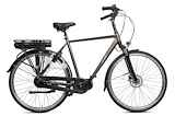 Lugano Elo Tour leenfiets 80 Heren Stone Grey/Jet Black 58cm 2022