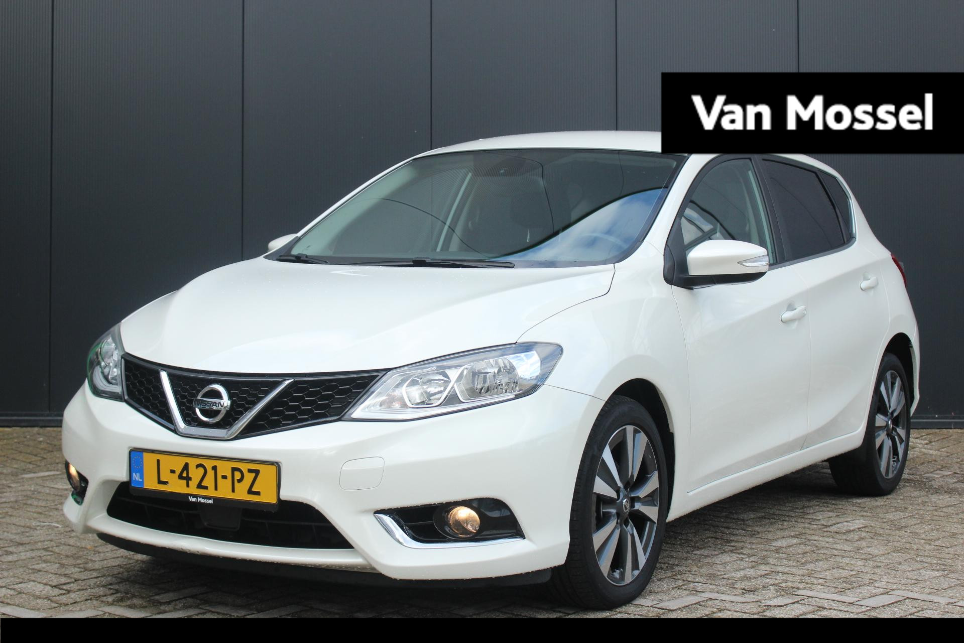 Nissan Pulsar 1.2 DIG-T 116pk N-Vision Automaat | Navigatie | Climate Control | Automatische Verlichting & Regensensoren | Achteruitrij Camera | Keyless Entry | Bluetooth telefoonverbinding | Lichtmetalen Velgen | Trekhaak |