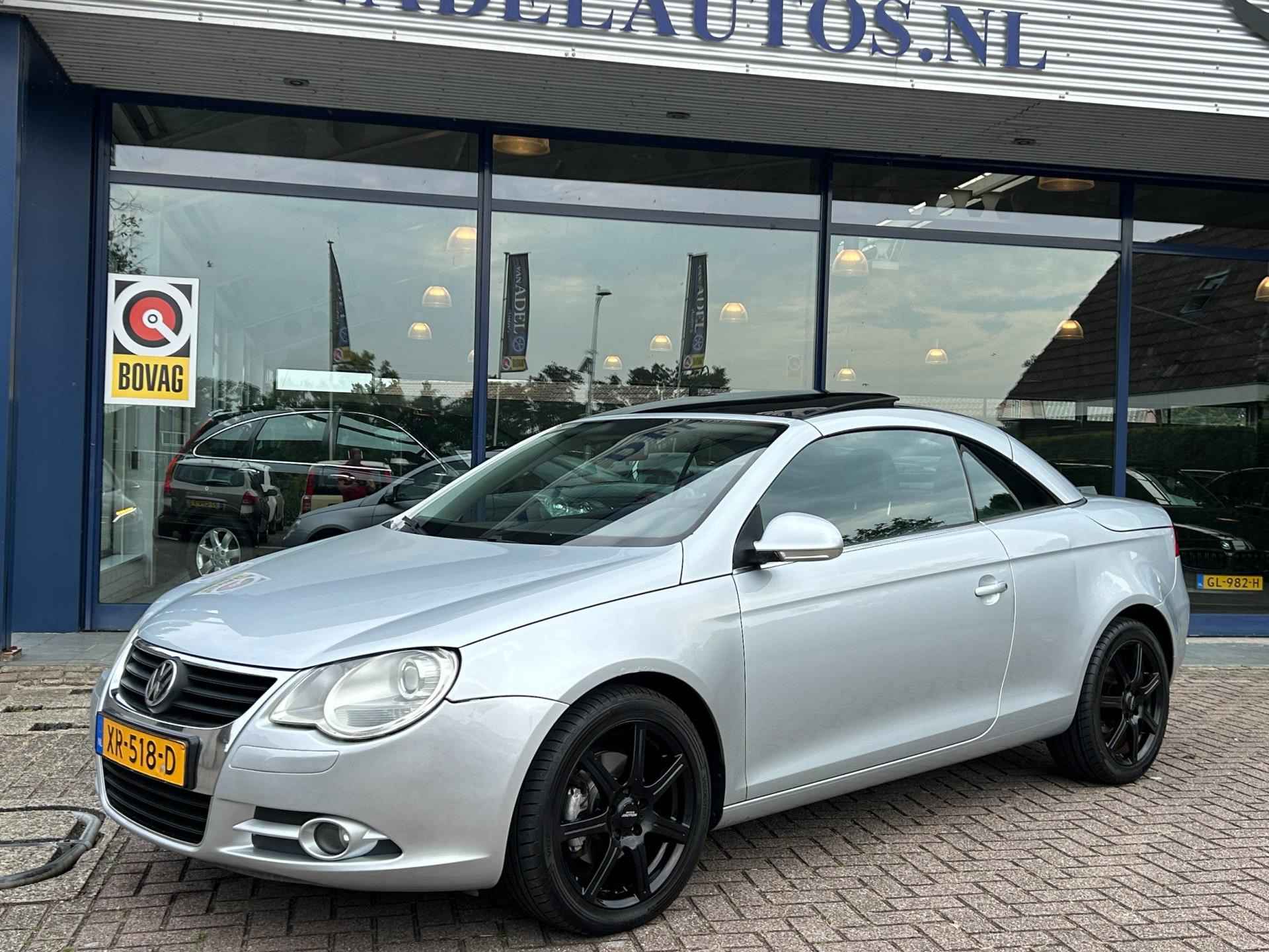 Volkswagen Eos 2.0-16v FSI El.Schuif-Panorama Navi Bluetooth Leder Clima Park.Sens Stoelverw. 17" LM-Velgen - 2/29